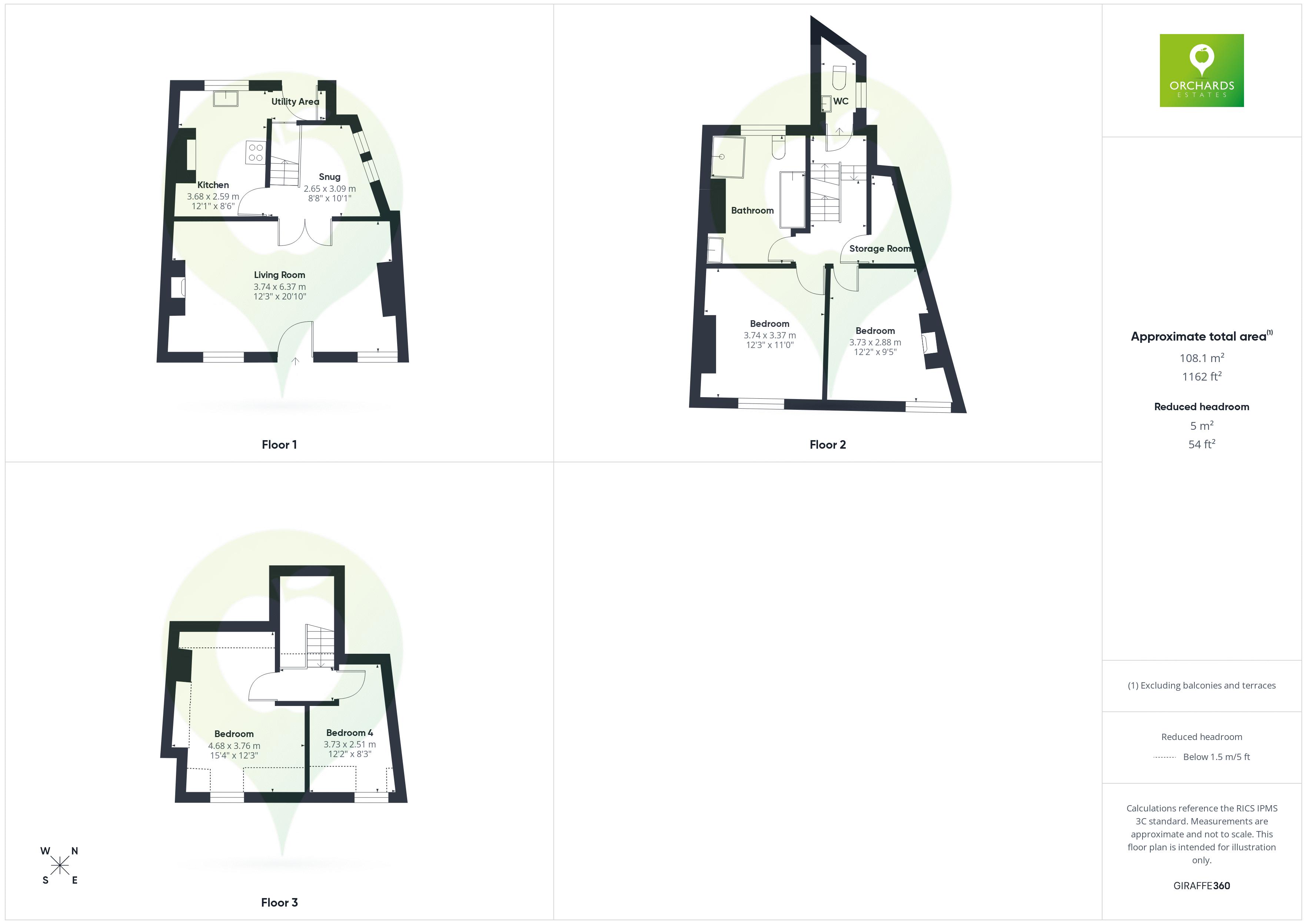 4 bed house for sale in West Street, Stoke-Sub-Hamdon - Property floorplan