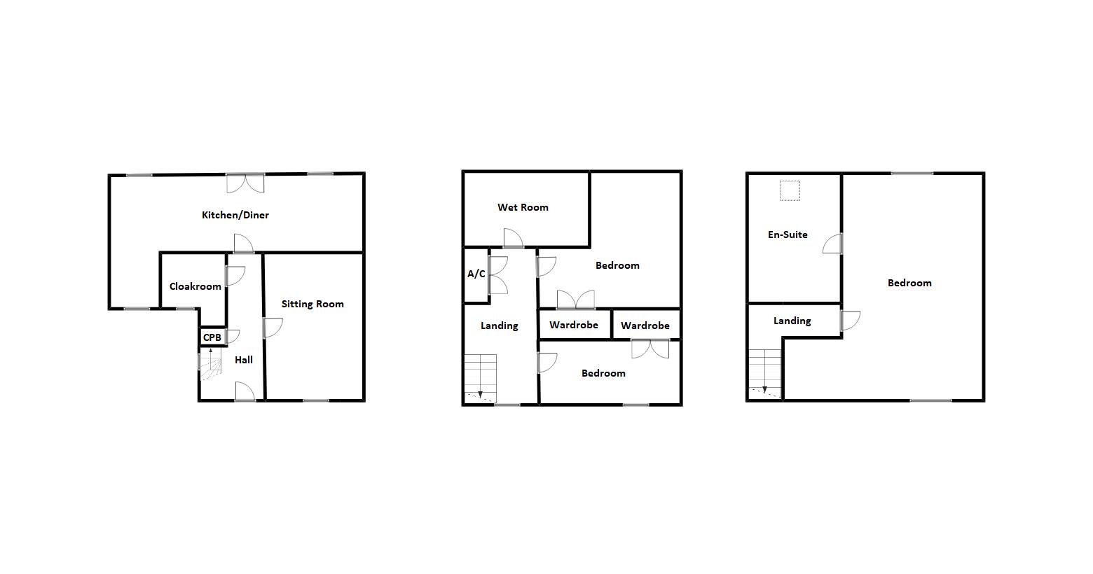 3 bed for sale in North Street, South Petherton - Property floorplan