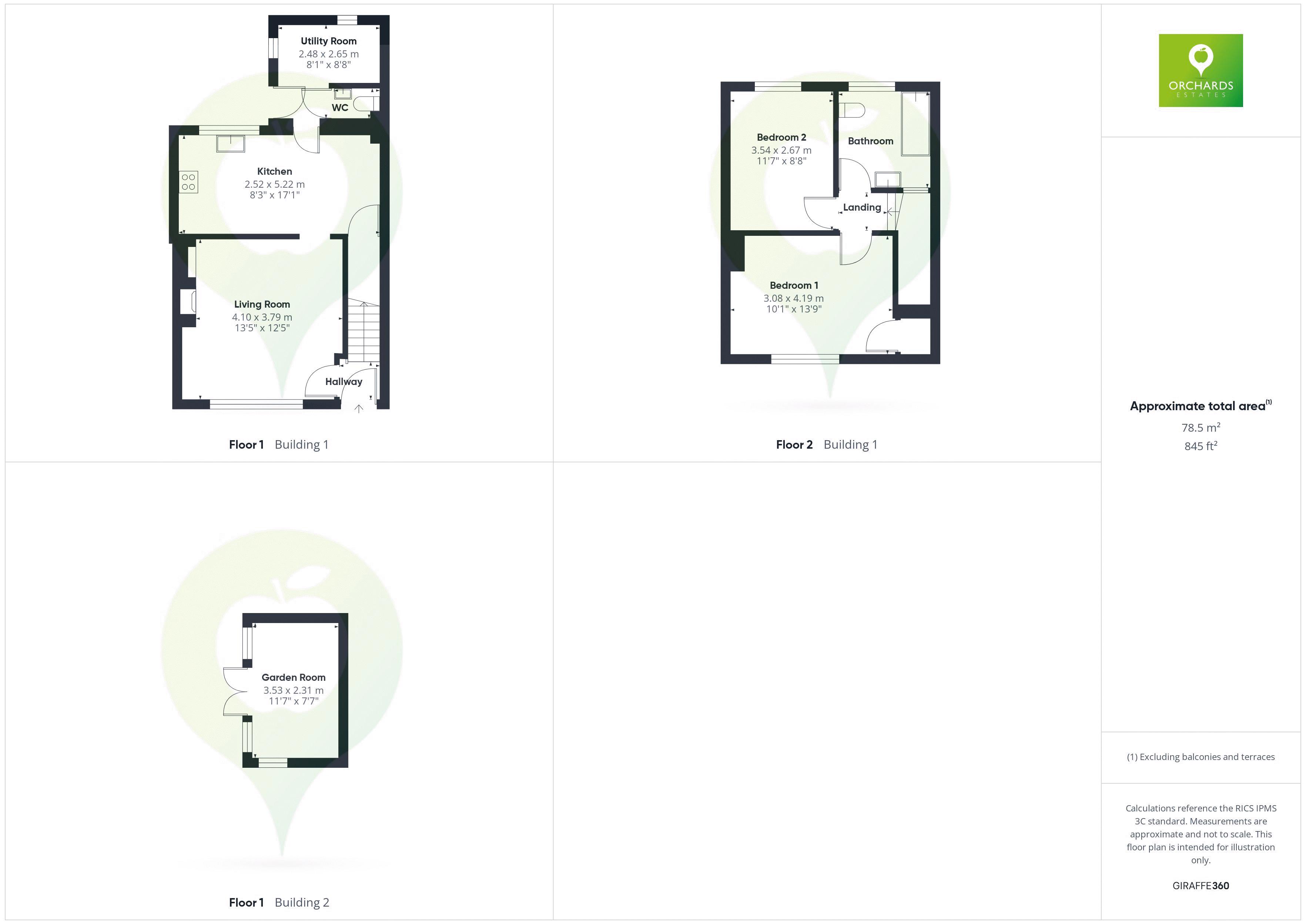 2 bed house for sale in Montacute Road, Yeovil - Property floorplan