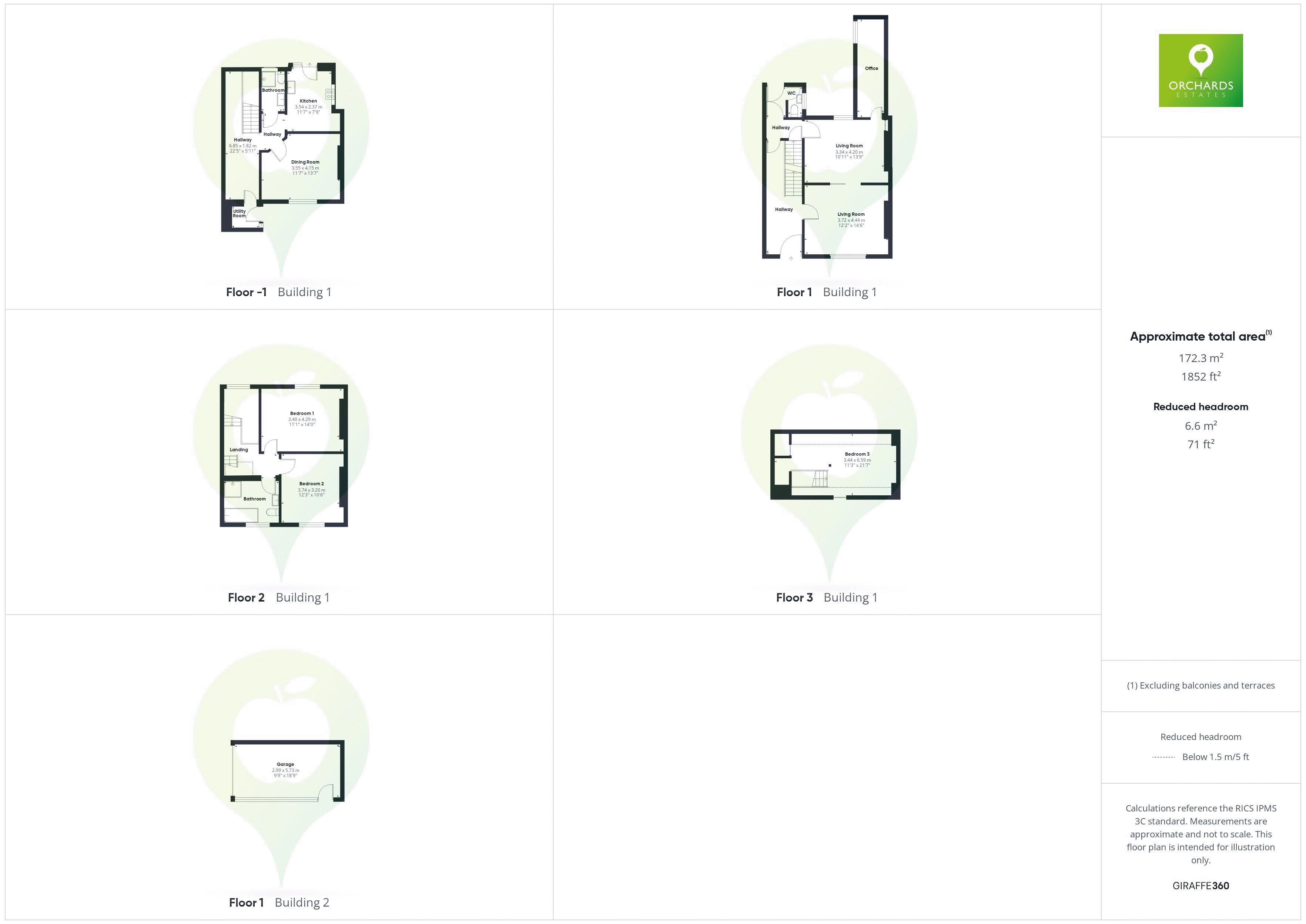 3 bed for sale in Preston Road, Yeovil - Property floorplan