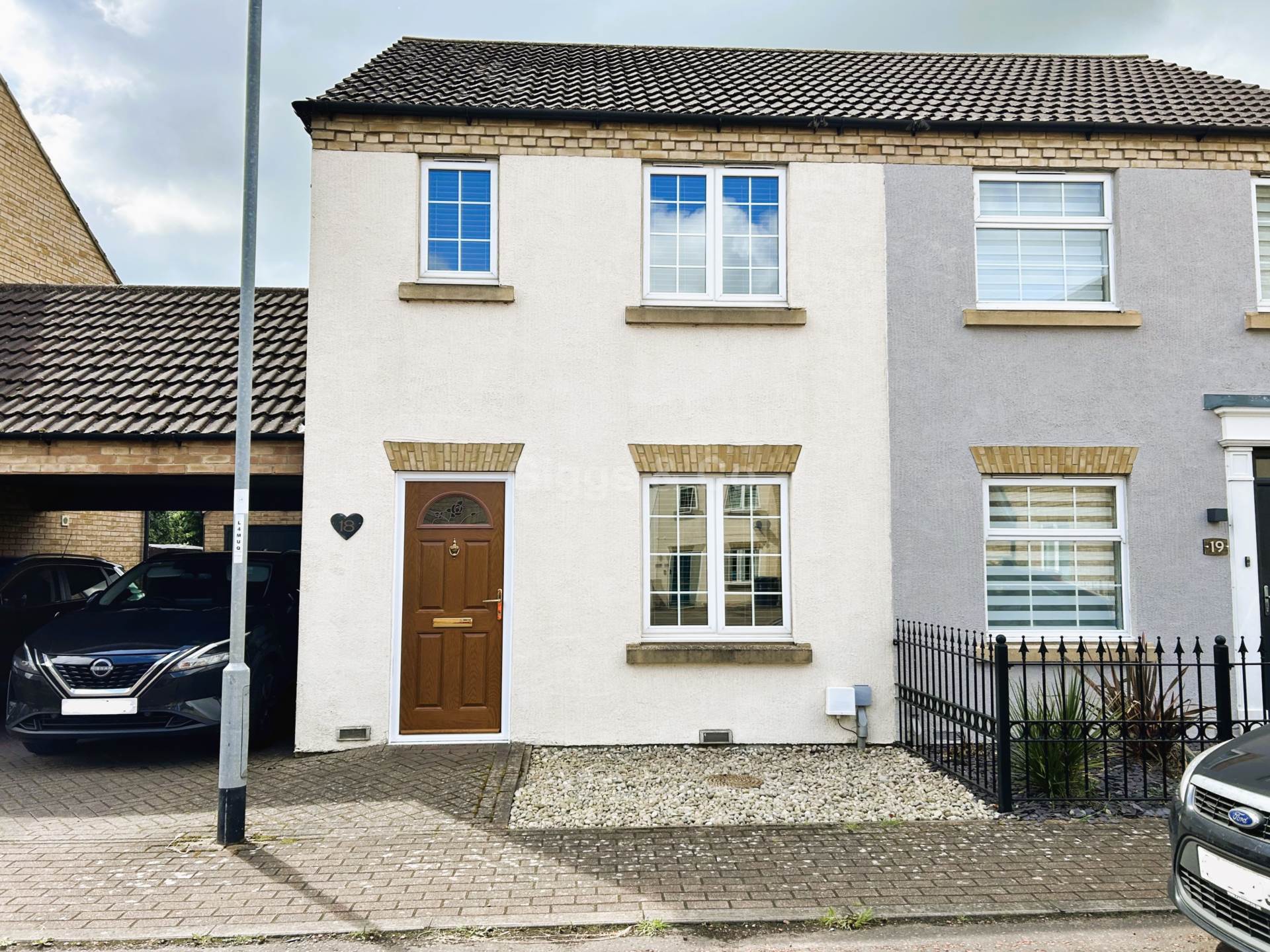 2 bed semi-detached house to rent in Ream Close, St Neots - Property Image 1
