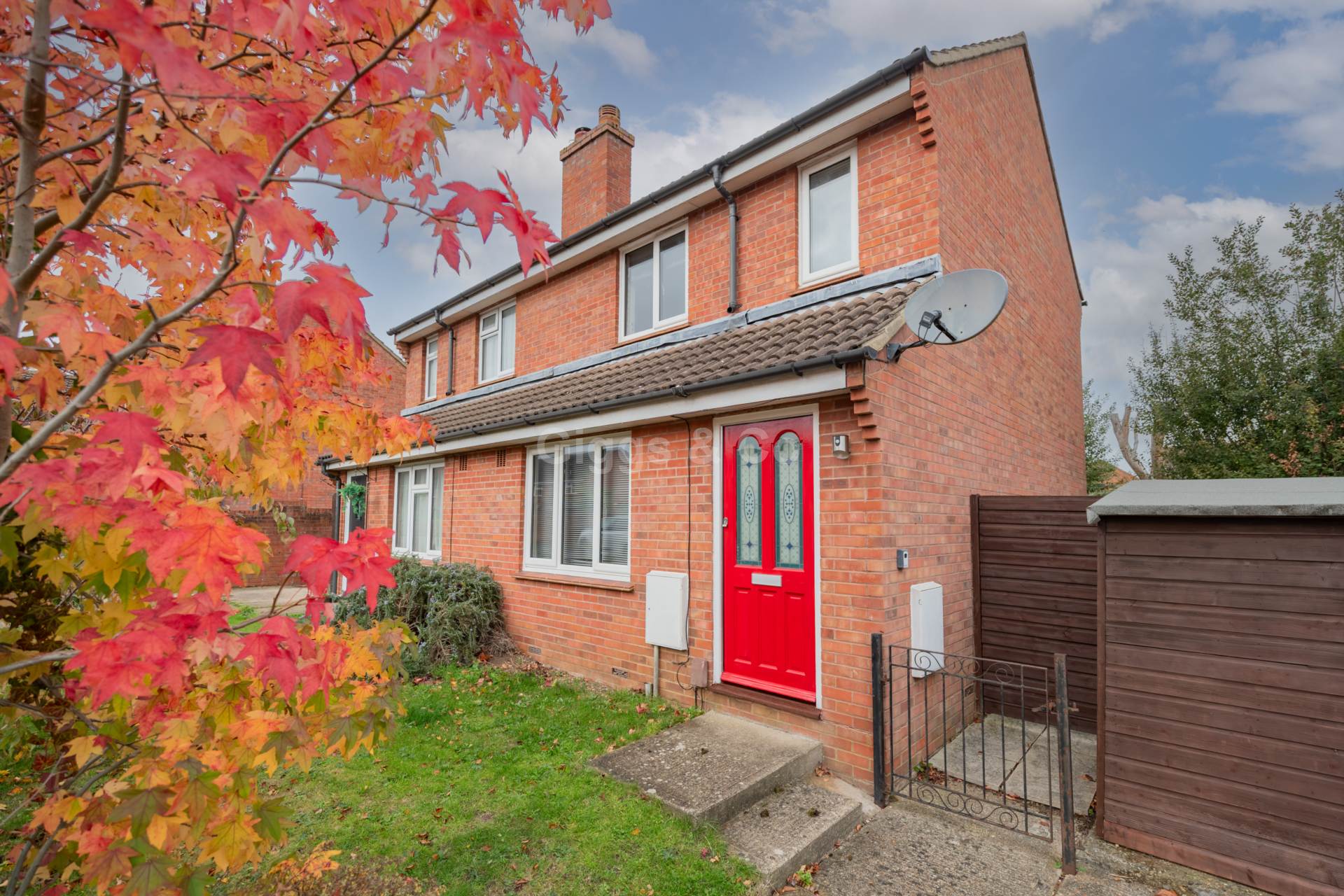 1 bed semi-detached house to rent in Lady Way, St Neots  - Property Image 1