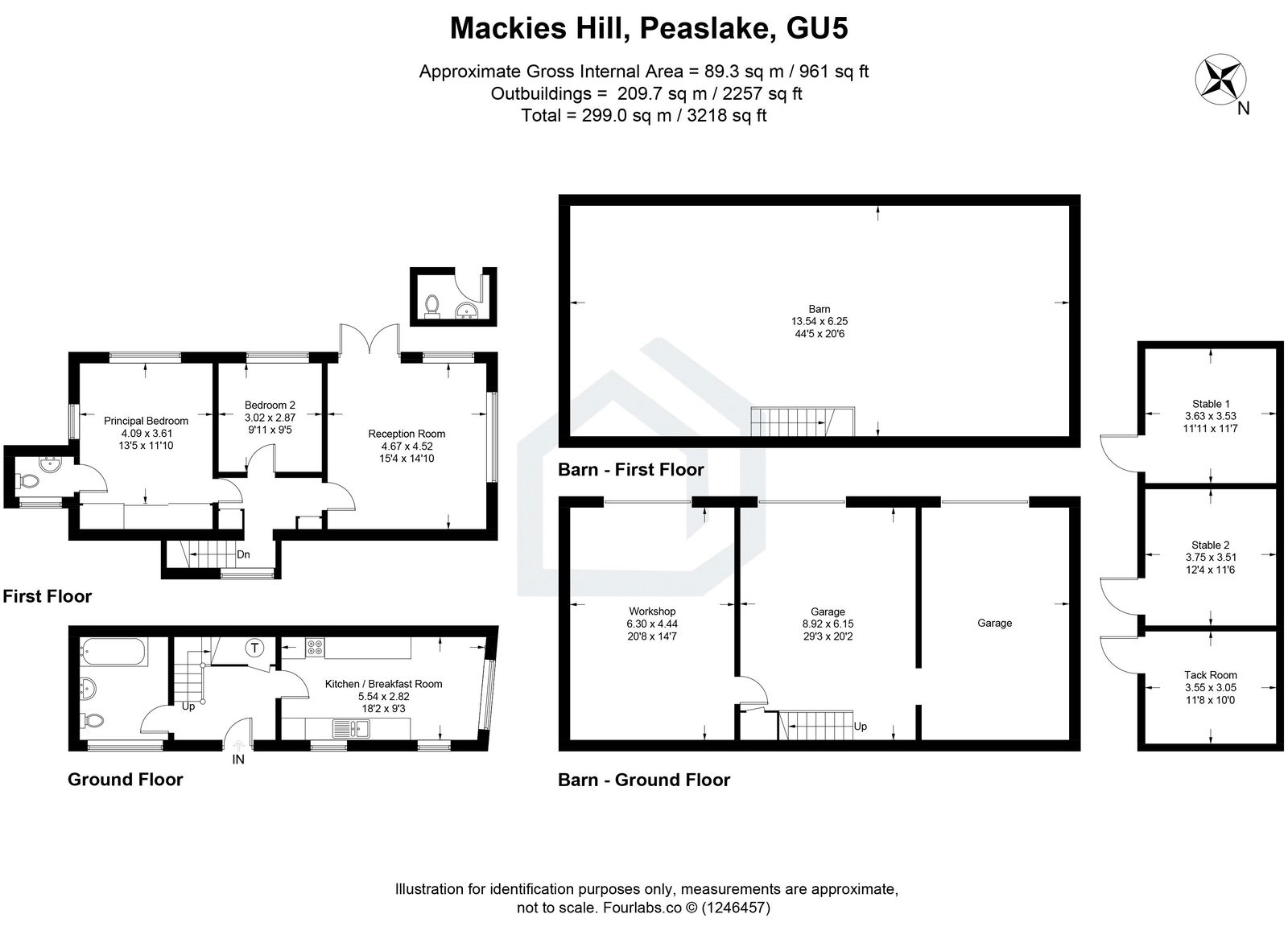 2 bed cottage to rent in Mackies Hill, Peaslake, Guildford, GU5 9RH - Property floorplan