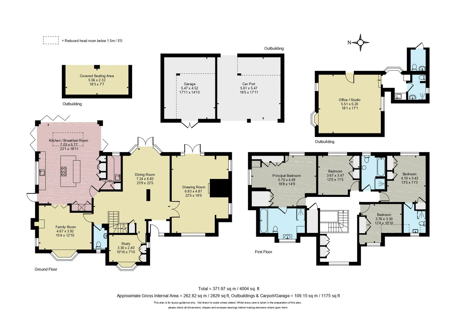 4 bed detached house for sale in Ripley Lane, West Horsley, KT24 - Property floorplan
