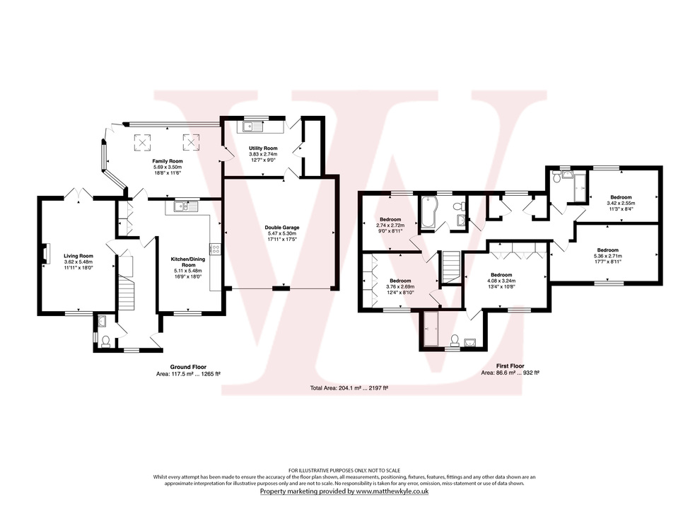 5 bed detached house for sale in Nursery Rise, Dunmow, Essex - Property floorplan
