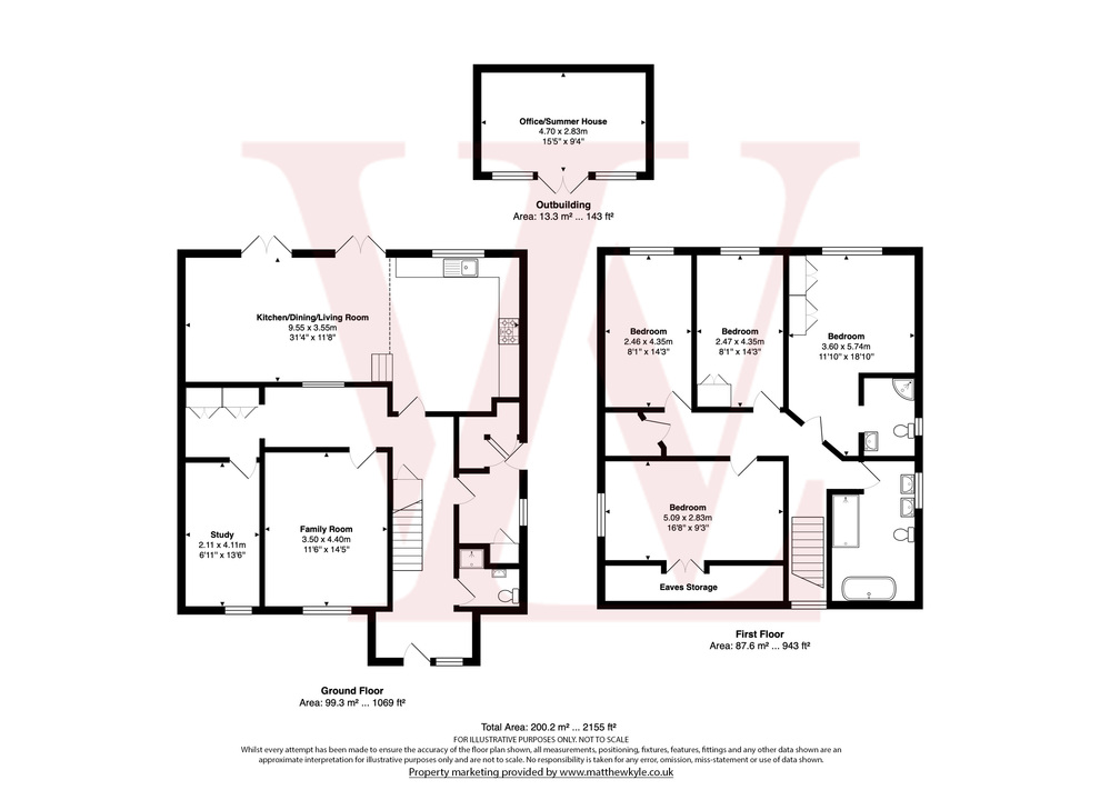 4 bed detached house for sale in Mazoe Road, Bishop's Stortford, Hertfordshire - Property floorplan