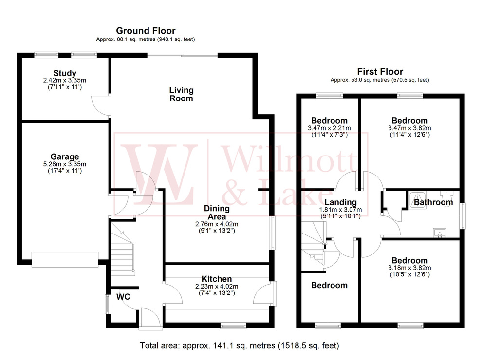 4 bed detached house for sale in Harrisons, Birchanger, Bishop's Stortford, Hertfordshire - Property floorplan
