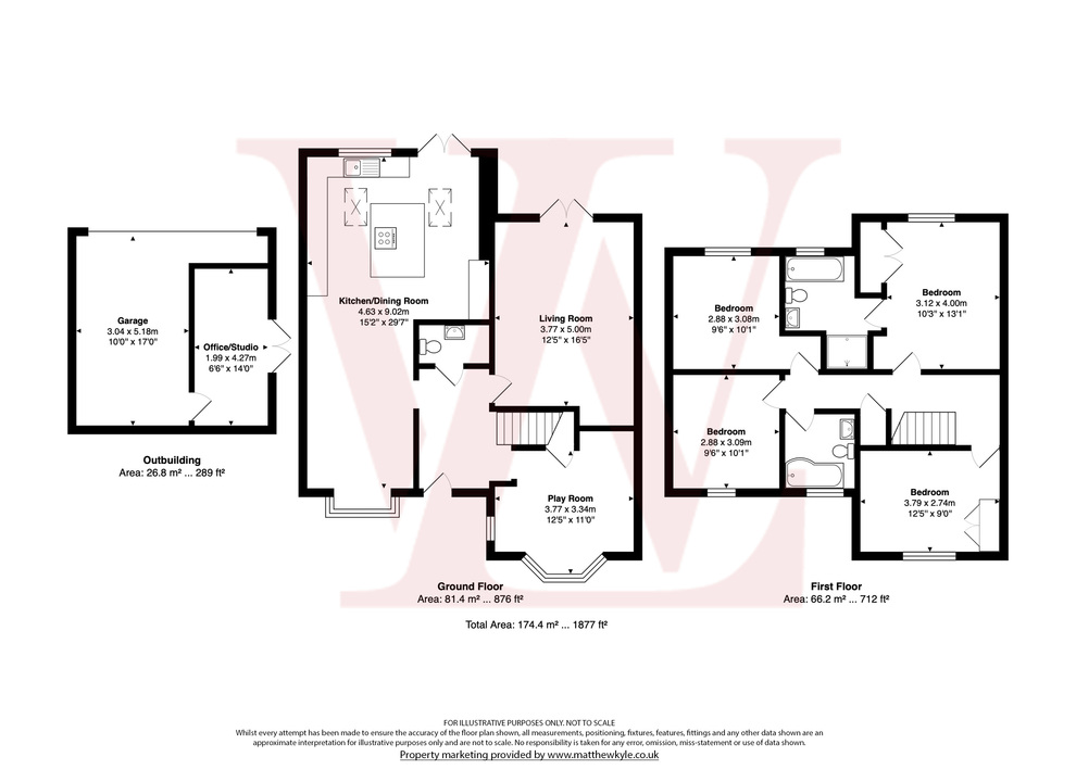 4 bed detached house for sale in Blacksmith Close, Bishop's Stortford, Hertfordshire - Property floorplan