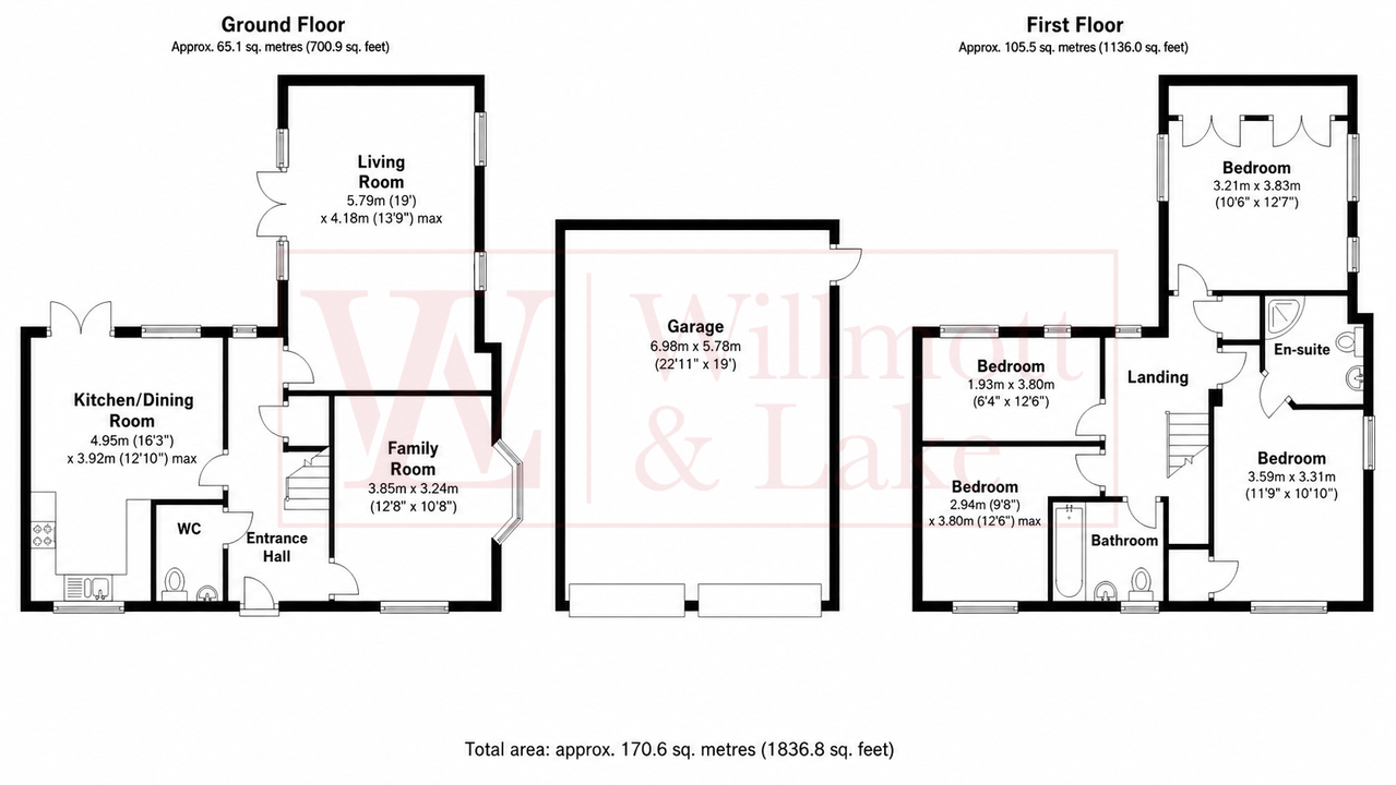 4 bed detached house for sale in Hailes Wood, Elsenham, Bishop's Stortford, Essex - Property floorplan
