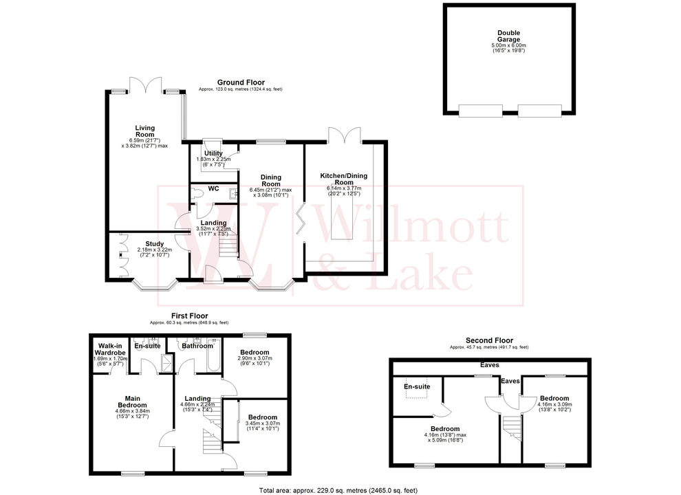 5 bed detached house for sale in Walson Way, Stansted, Essex - Property floorplan