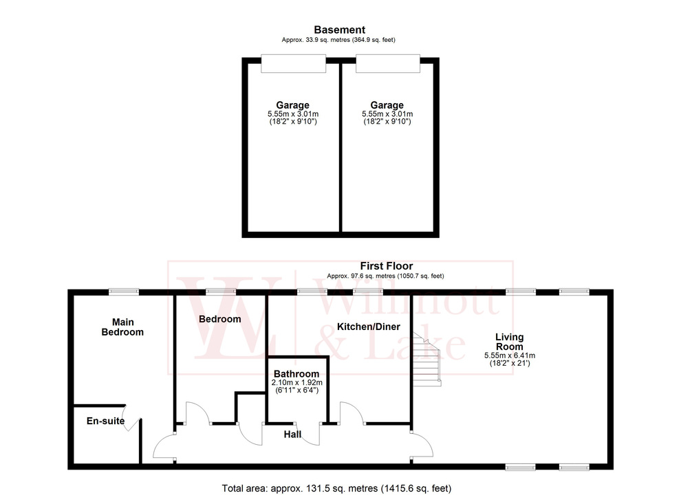 2 bed for sale in Cavell Drive, Bishop's Stortford, Hertfordshire - Property floorplan