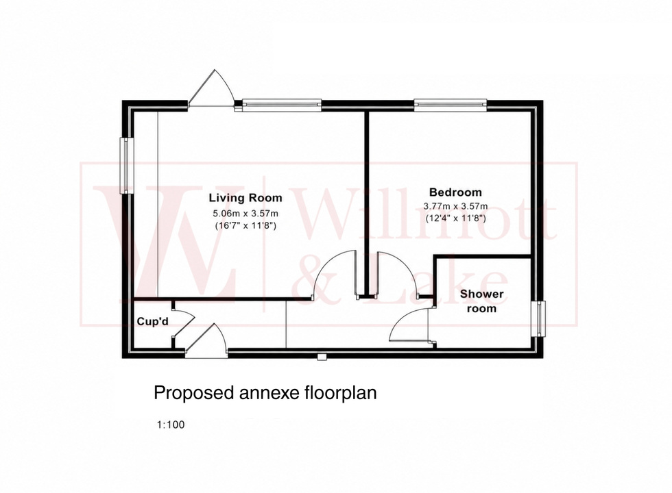 3 bed semi-detached house for sale in The Maltings, Broxted, Dunmow, Essex - Property floorplan