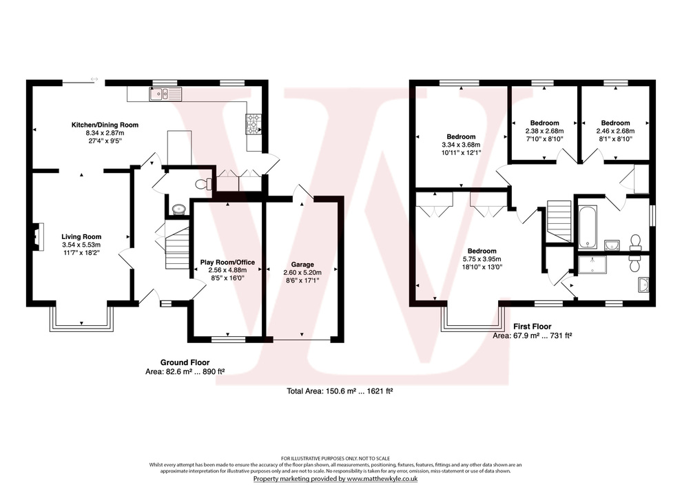 4 bed detached house for sale in The Carpenters, Bishop's Stortford, Hertfordshire - Property floorplan