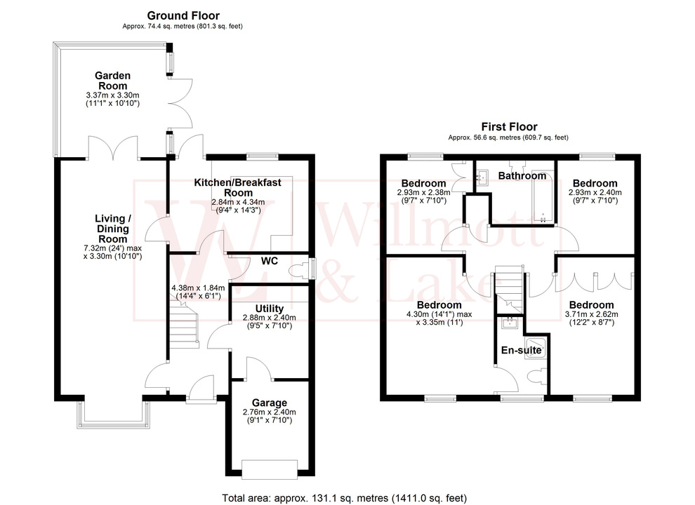 4 bed detached house for sale in Cedar Park, Bishop's Stortford, Hertfordshire - Property floorplan