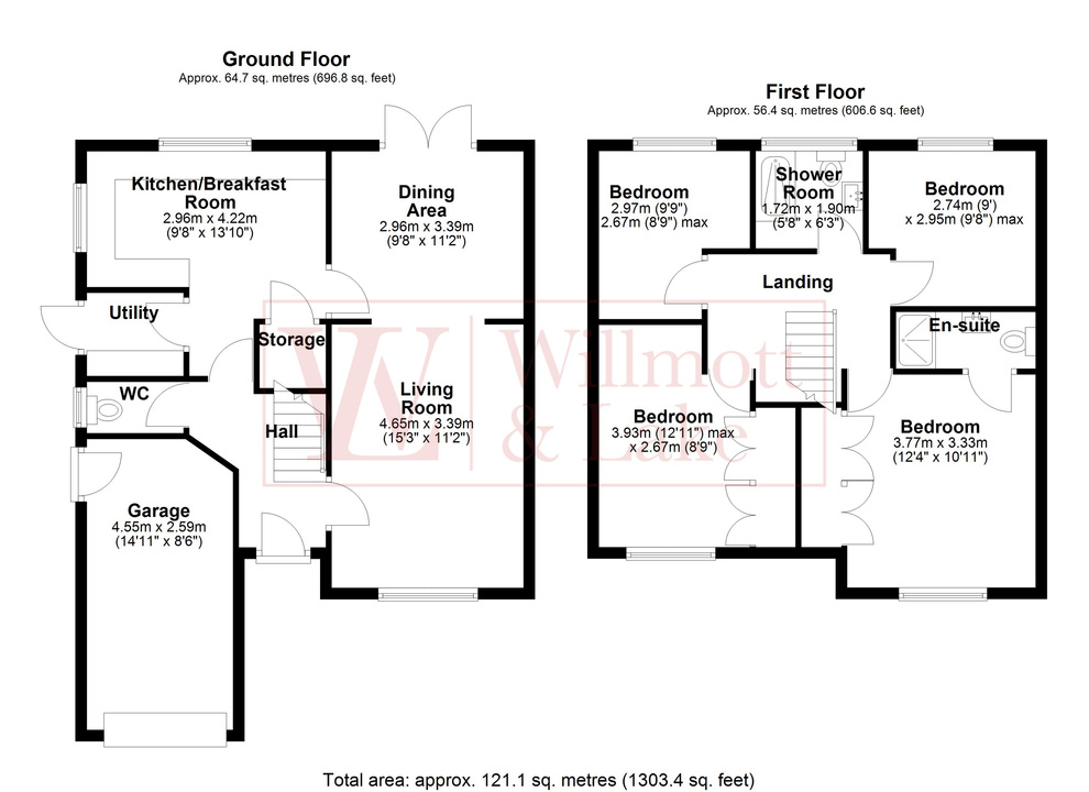 4 bed detached house for sale in Wainwright Street, Bishop's Stortford, Hertfordshire - Property floorplan