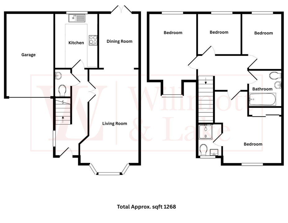 4 bed semi-detached house for sale in Gorefeld, Takeley, Bishop's Stortford, Essex - Property floorplan