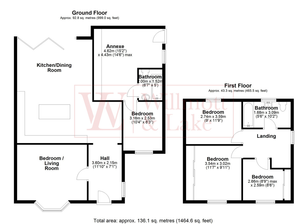 4 bed semi-detached house for sale in Waytemore Road, Bishop's Stortford, Hertfordshire - Property floorplan