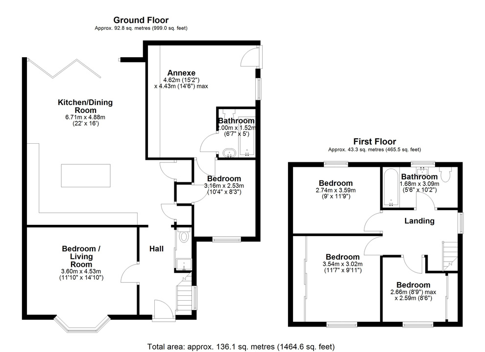 4 bed semi-detached house for sale in Waytemore Road, Bishop's Stortford, Hertfordshire - Property floorplan