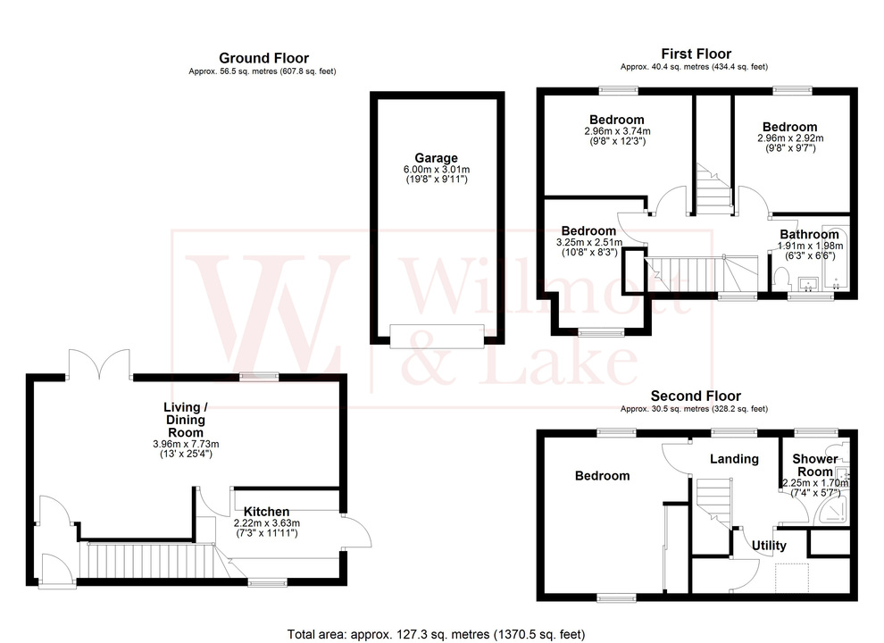 4 bed detached house for sale in Edens Close, Bishop's Stortford, Hertfordshire - Property floorplan