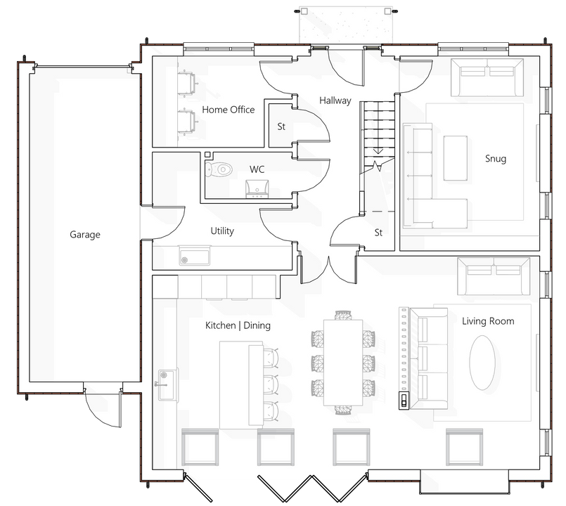 4 bed detached house for sale in Ludham Hall Lane, Great Notley, Essex - Property floorplan