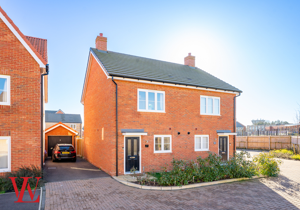 2 bed semi-detached house for sale in Searle Way, Bishop's Stortford