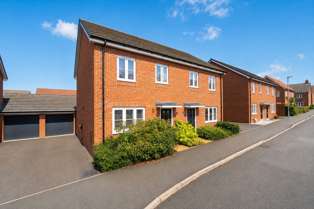 3 bed semi-detached house for sale in Searle Way, Bishop's Stortford, Hertfordshire  - Property Image 1
