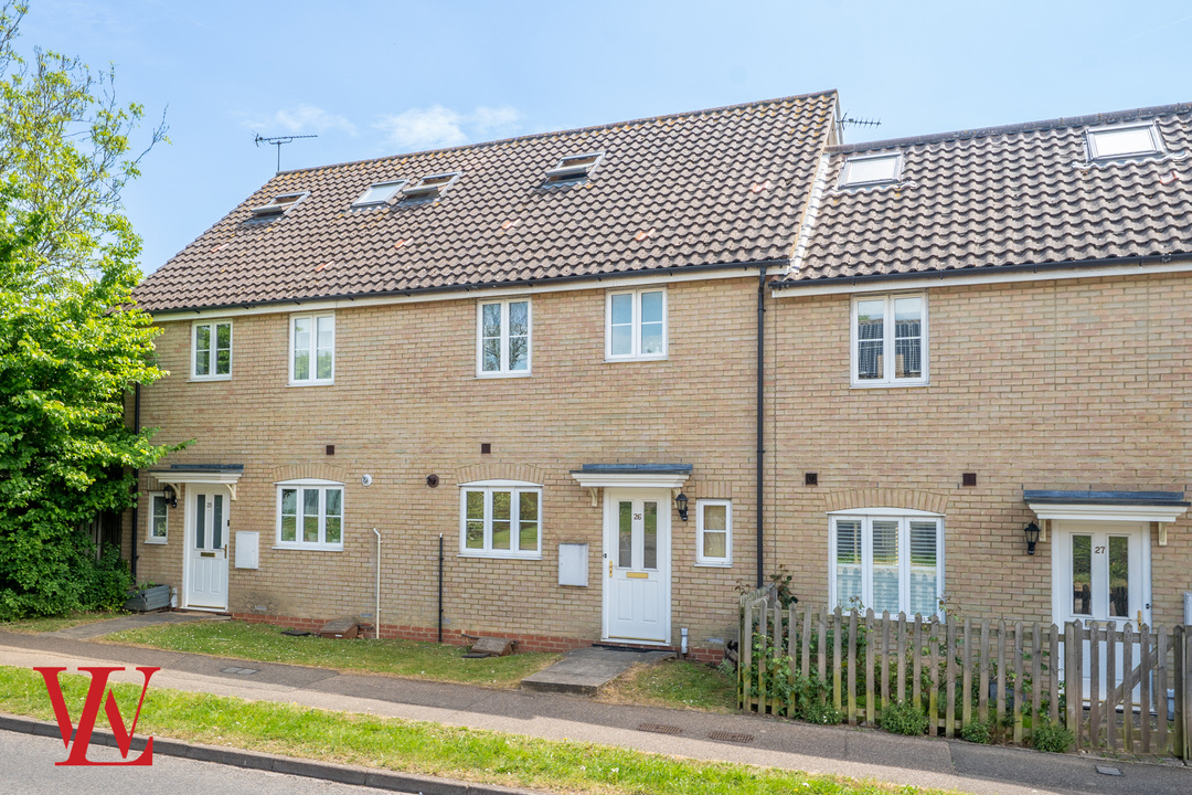 4 bed terraced house for sale in The Coppice, Friedberg Avenue, Bishop's Stortford, Hertfordshire