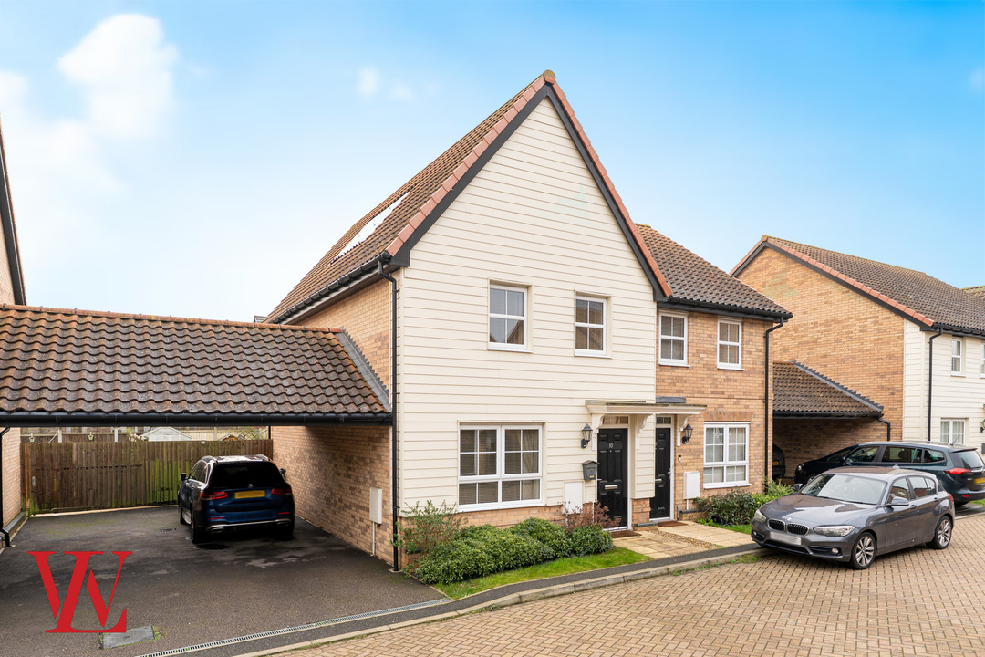 3 bed semi-detached house for sale in Fitchet Grove, Elsenham, Bishop's Stortford, Hertfordshire  - Property Image 1