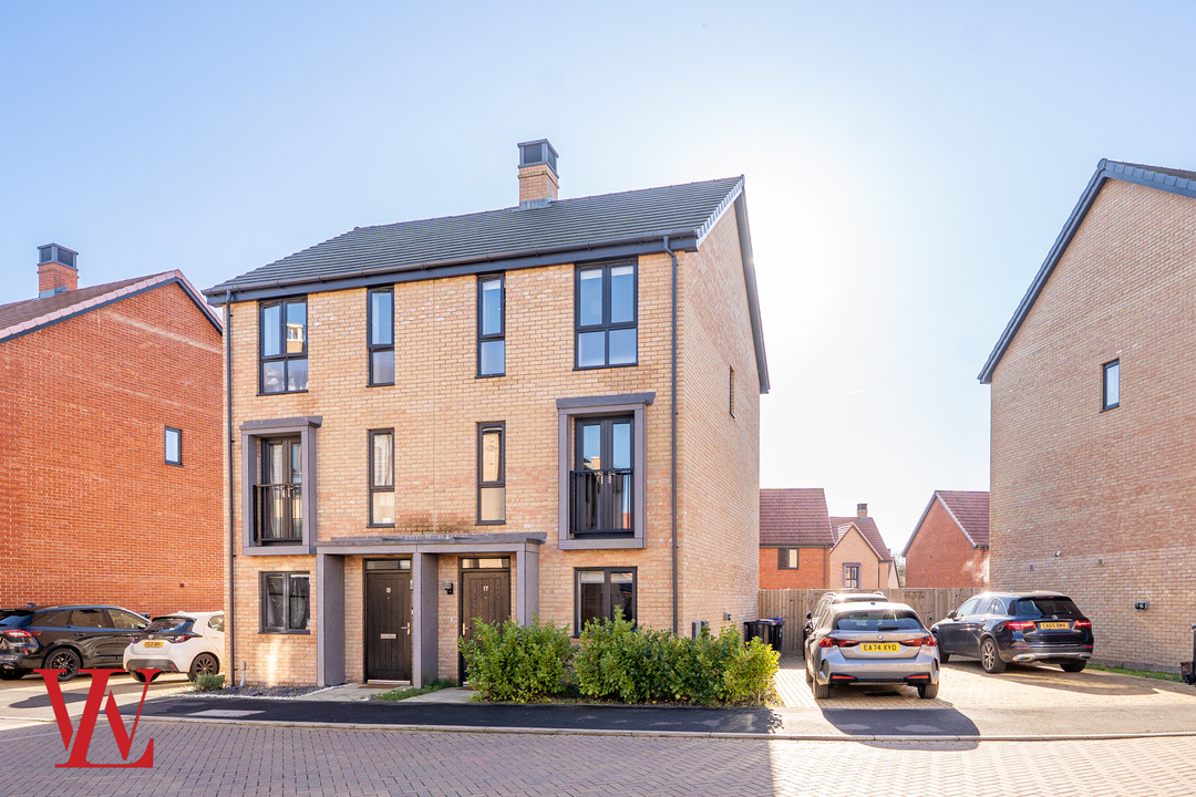 3 bed semi-detached house for sale in Athenian Drive, Bishop's Stortford, Hertfordshire  - Property Image 1