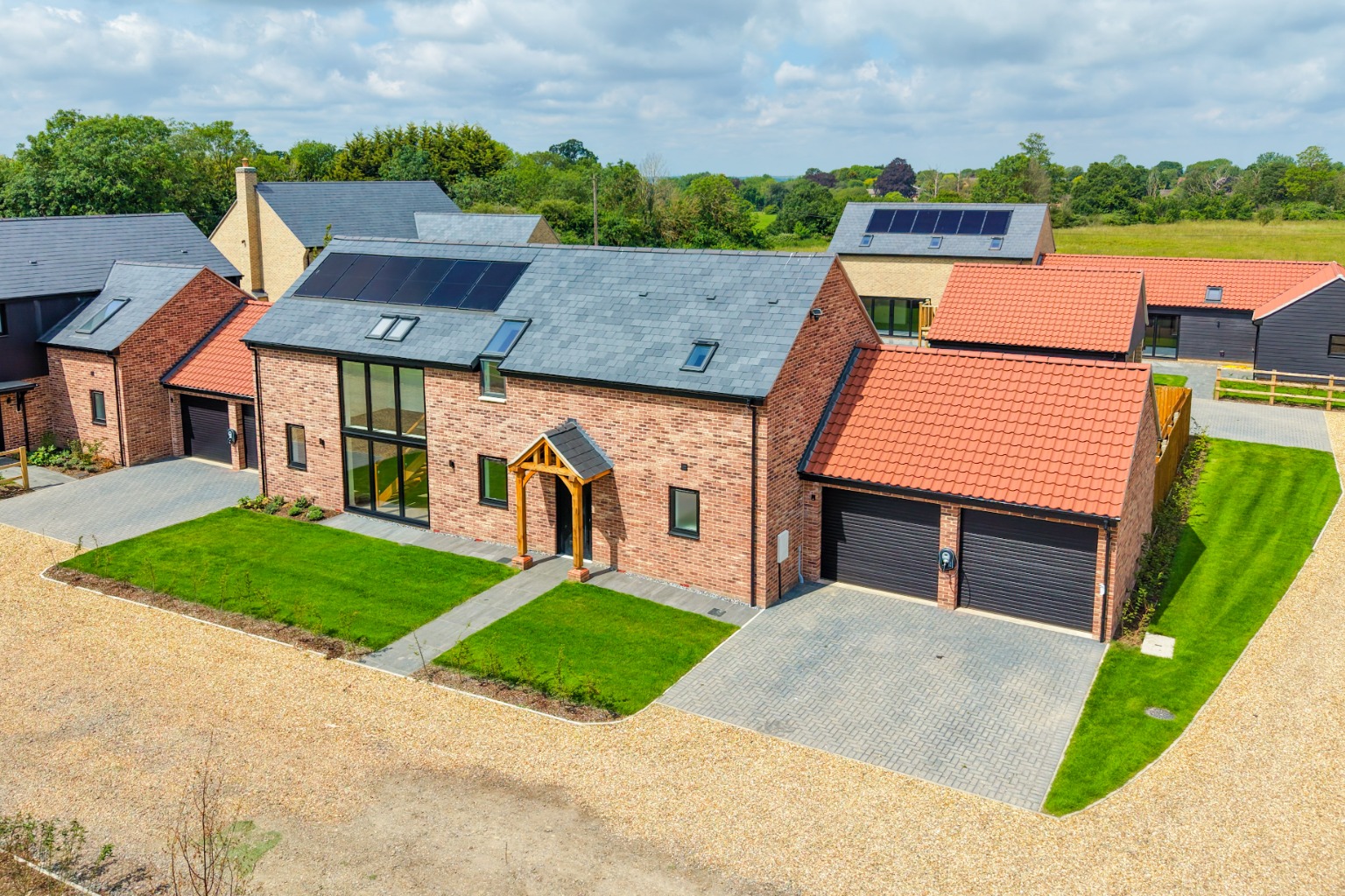 4 Bed Detached House For Sale In Plot Three, Washingley Farm, Green End, Great Stukeley, Cambridgeshire, Huntingdon, PE28