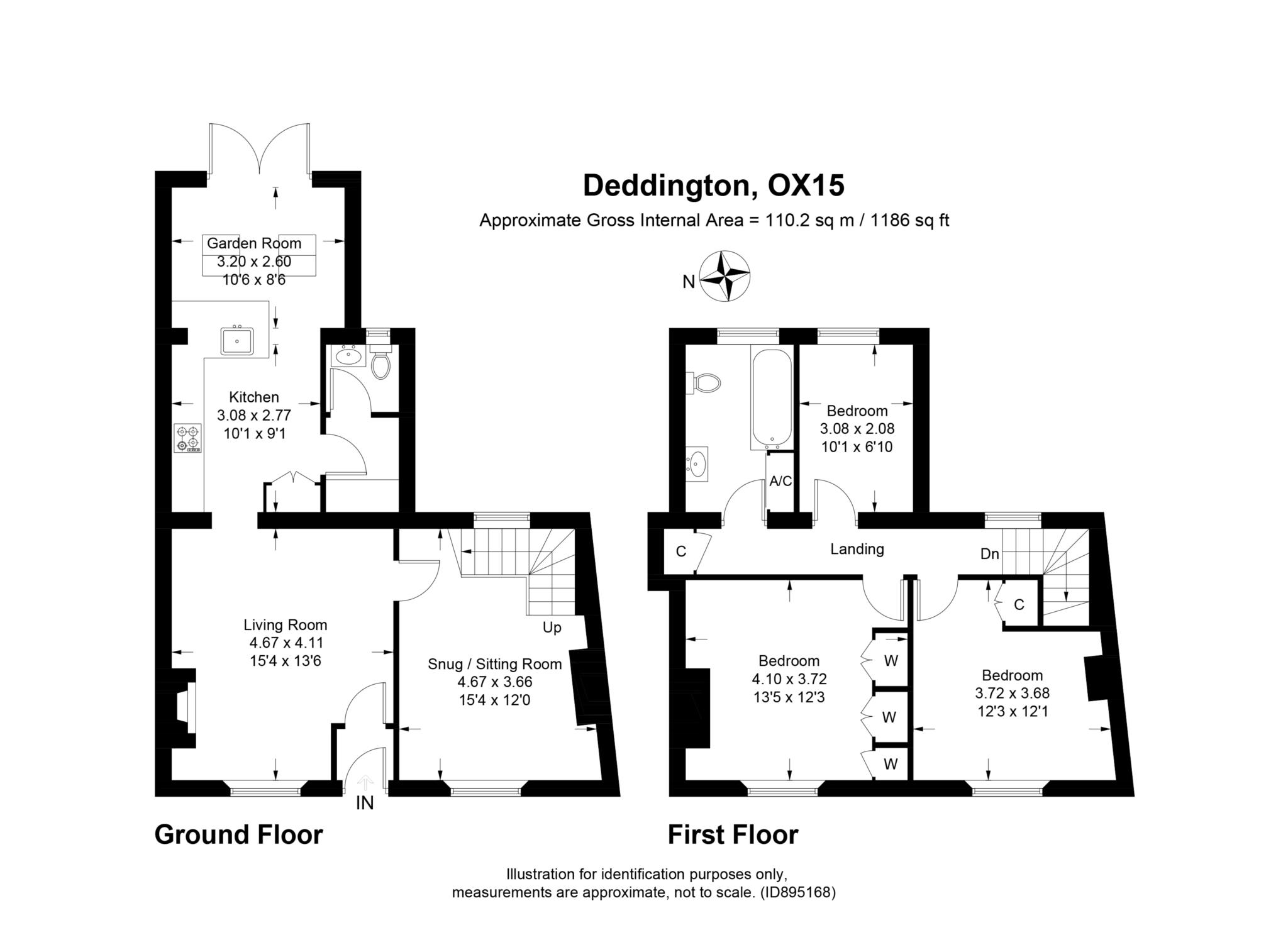3 bed cottage to rent in St Thomas Street, Deddington, OX15 - Property floorplan