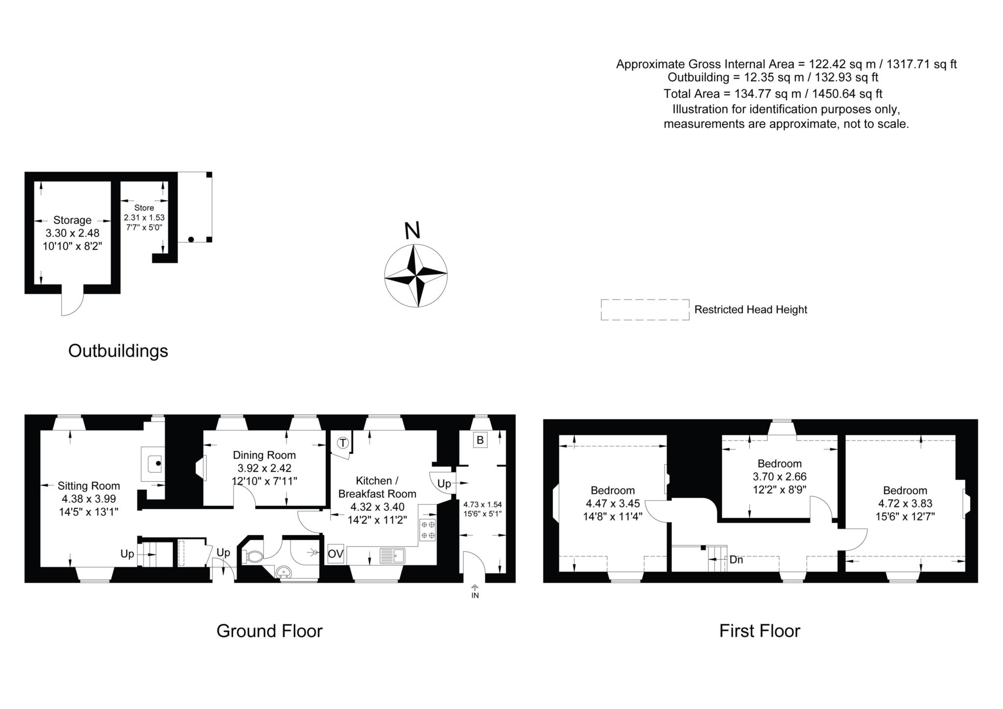 3 bed cottage to rent in Horley, OX15 - Property floorplan