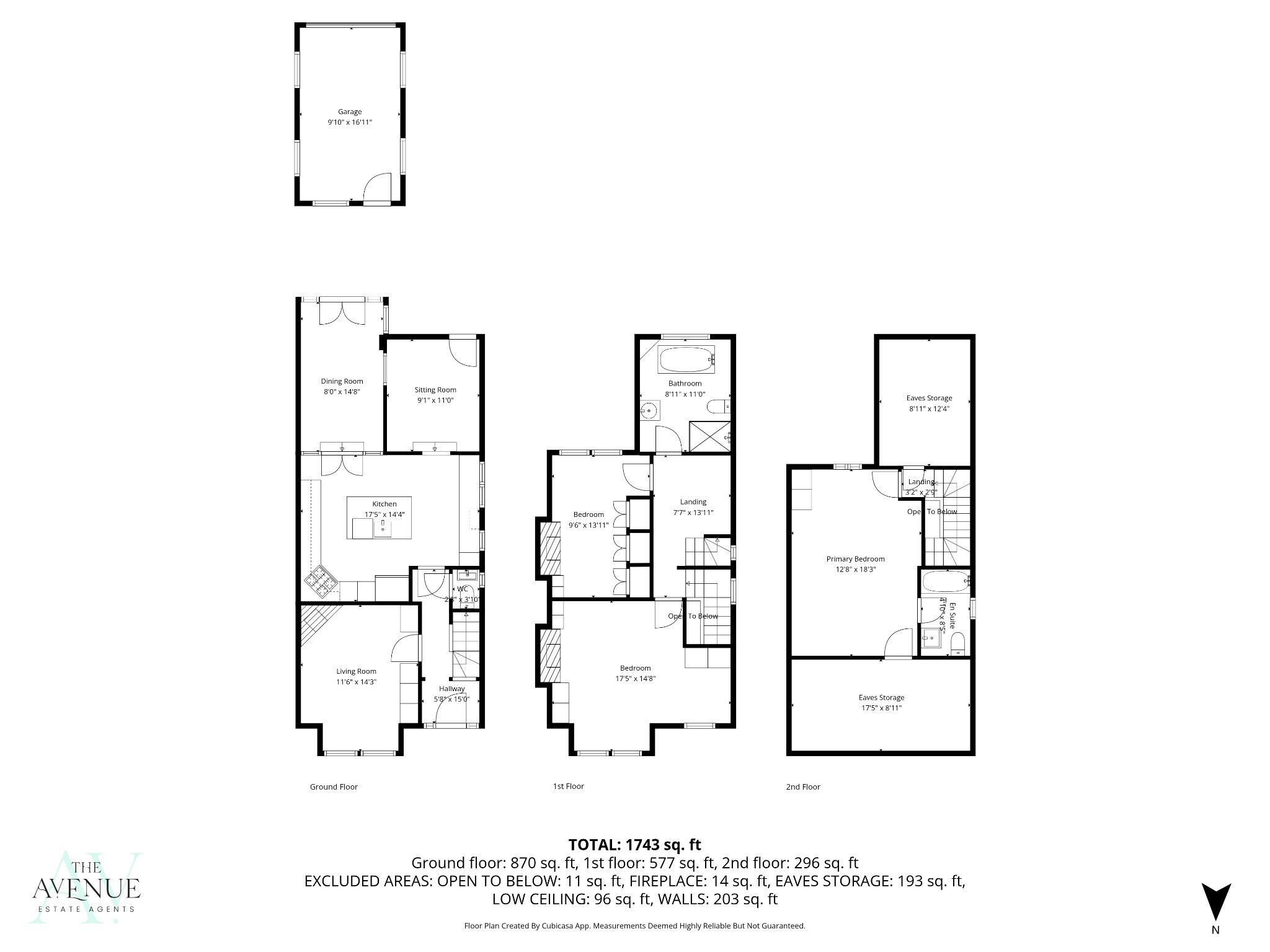 3 bed end of terrace house for sale in High View Avenue, Grays - Property floorplan