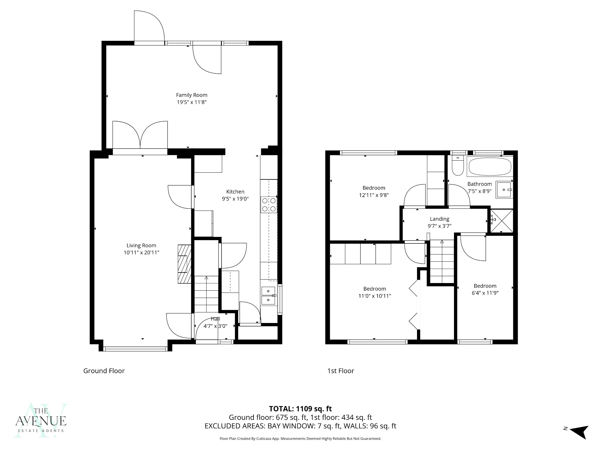 3 bed end of terrace house for sale in Chafford Way, Stifford Clays - Property floorplan