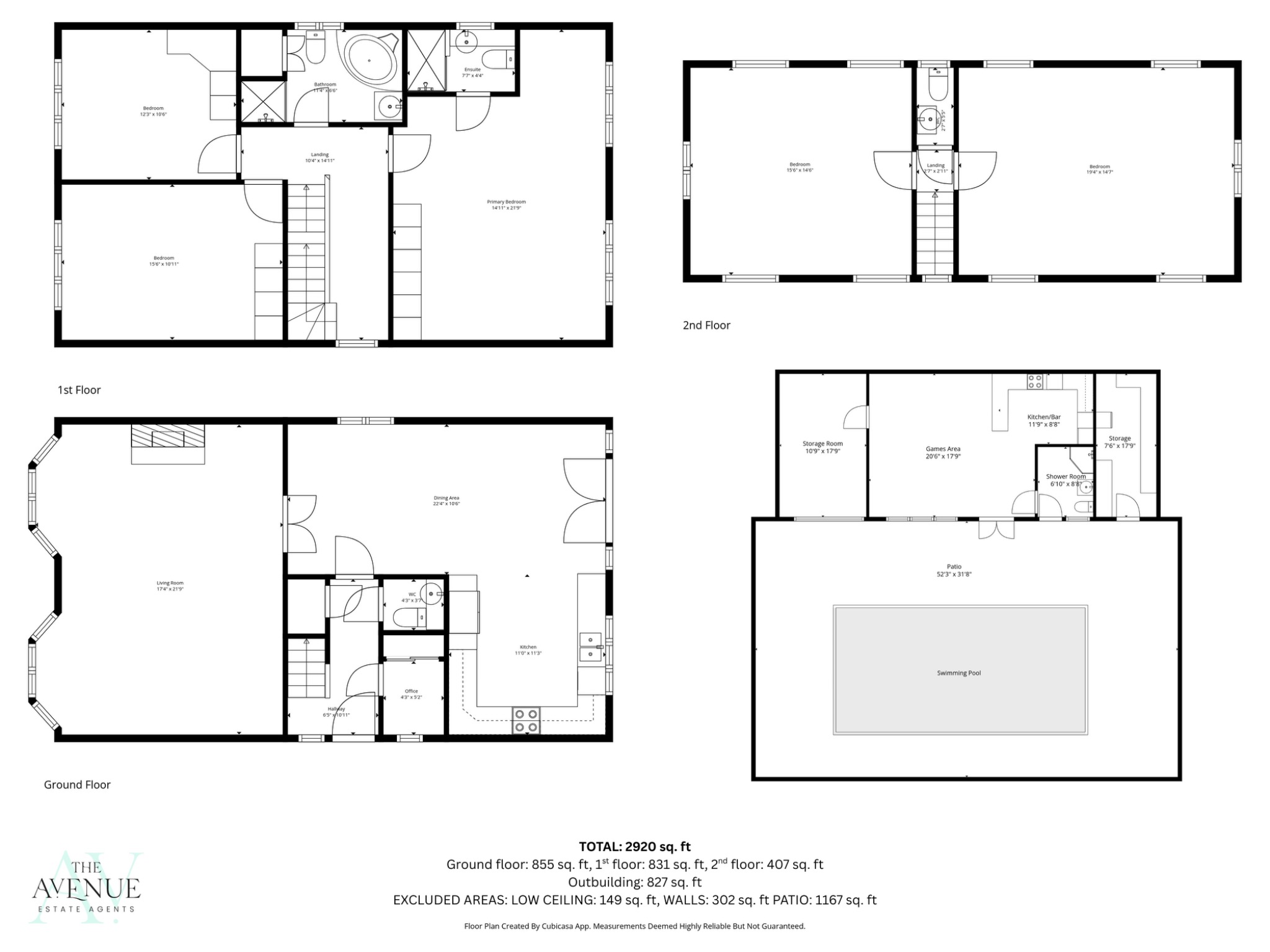 5 bed detached house for sale in Connaught Avenue, Grays - Property floorplan