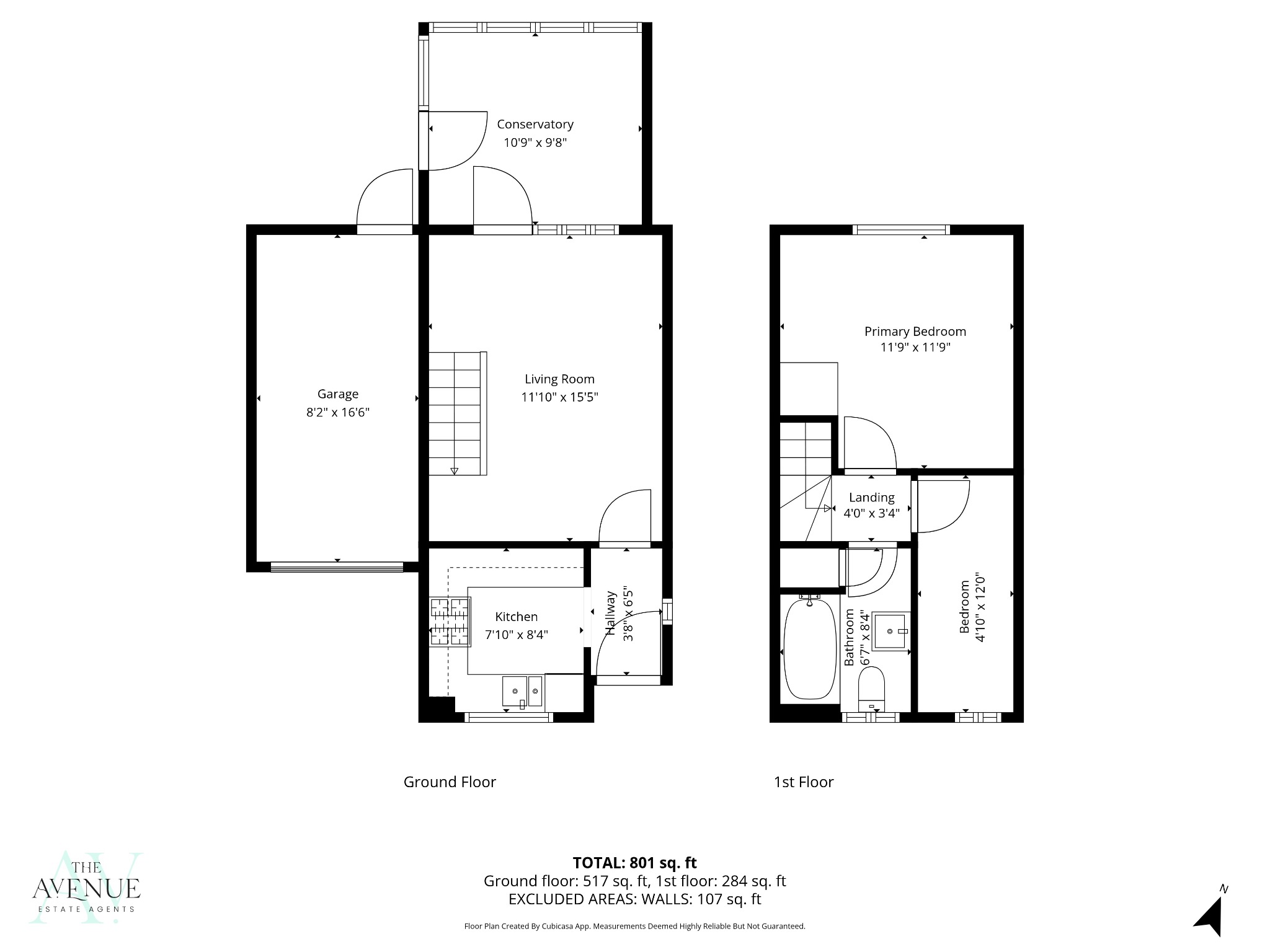2 bed end of terrace house for sale in Alderton Road, Orsett - Property floorplan
