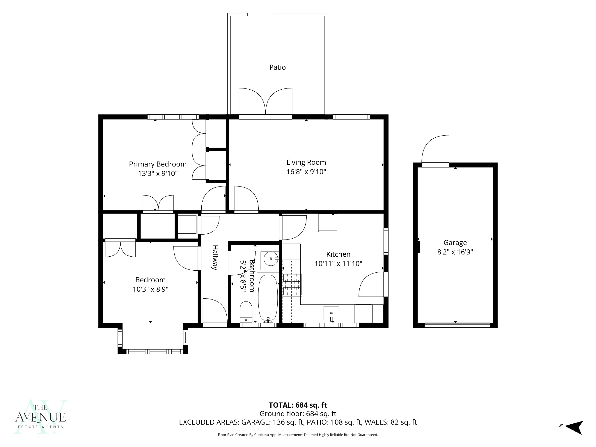 2 bed detached bungalow for sale in Rectory Avenue, Rochford - Property floorplan