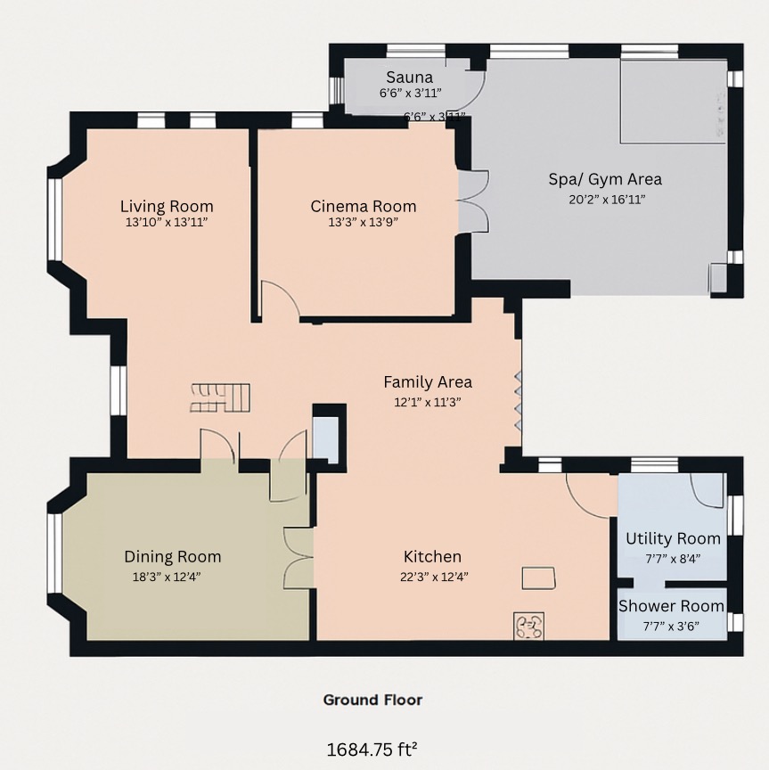 6 bed detached house for sale in (GUIDE PRICE £875,000) Burley Hill, Allestree, Derby, DE22 - Property floorplan
