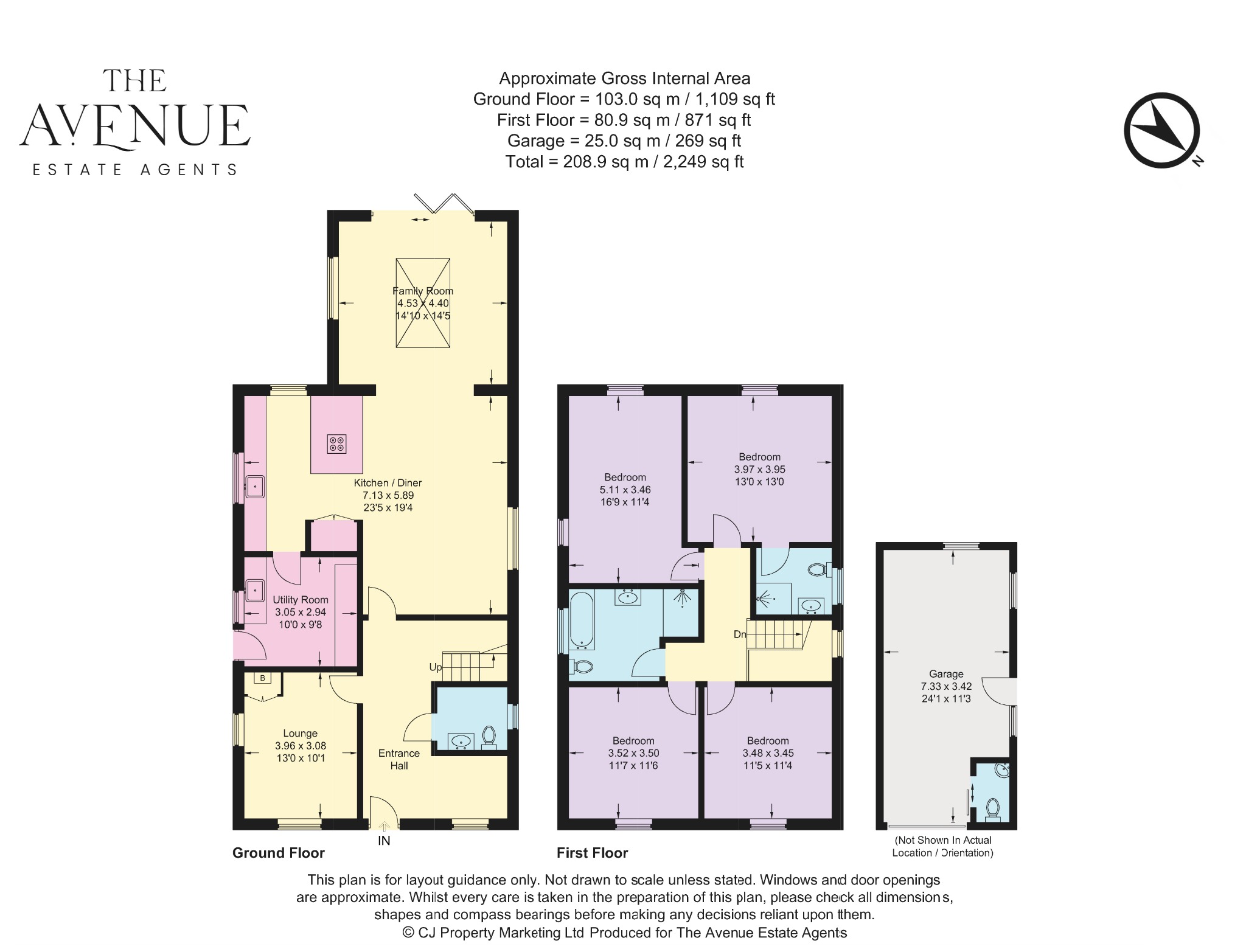 4 bed detached house for sale in Stunning Family Home - Benson, Oxfordshire - Property floorplan