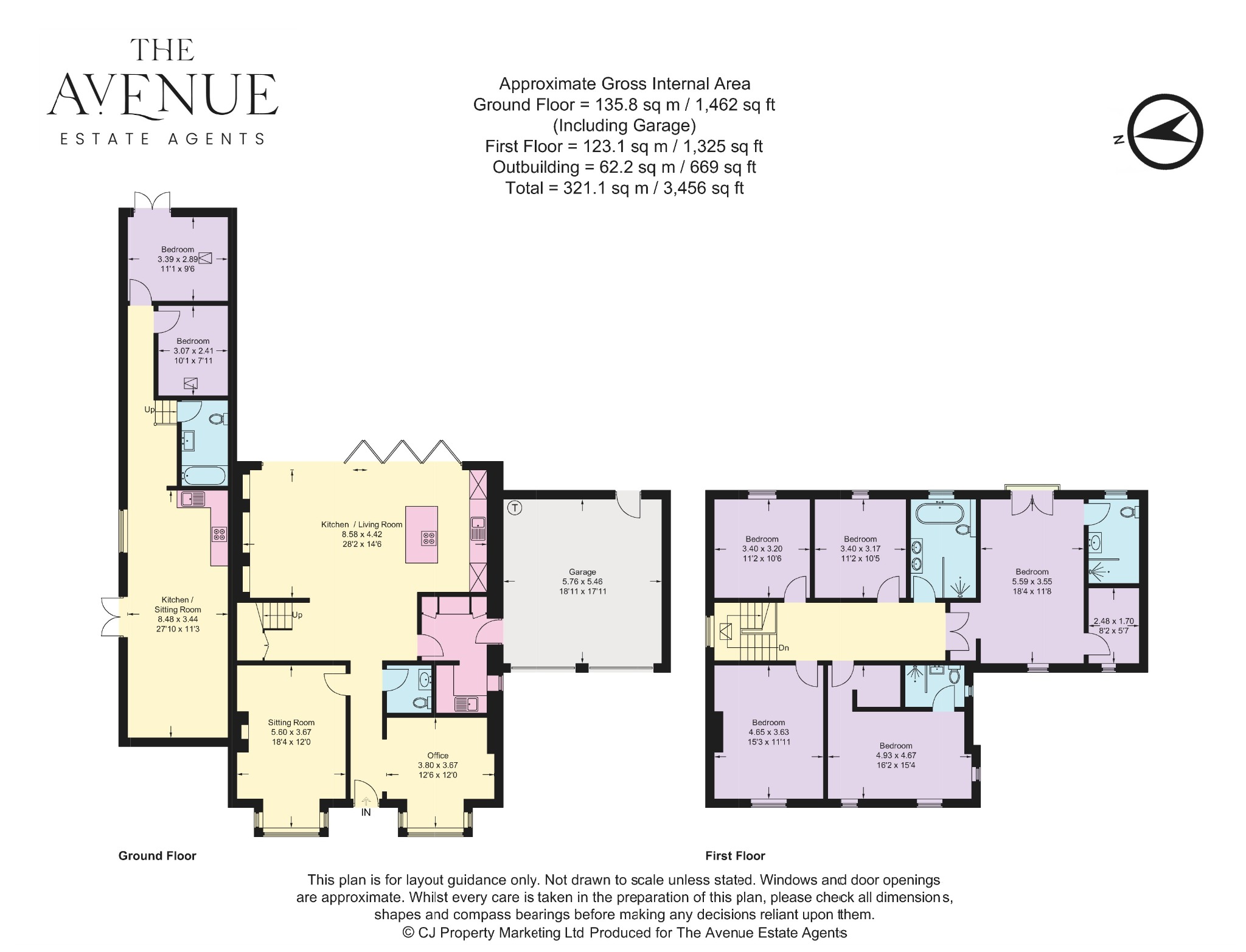 7 bed detached house for sale in Stunning Family Home + Two Bedroom Annex - Property floorplan