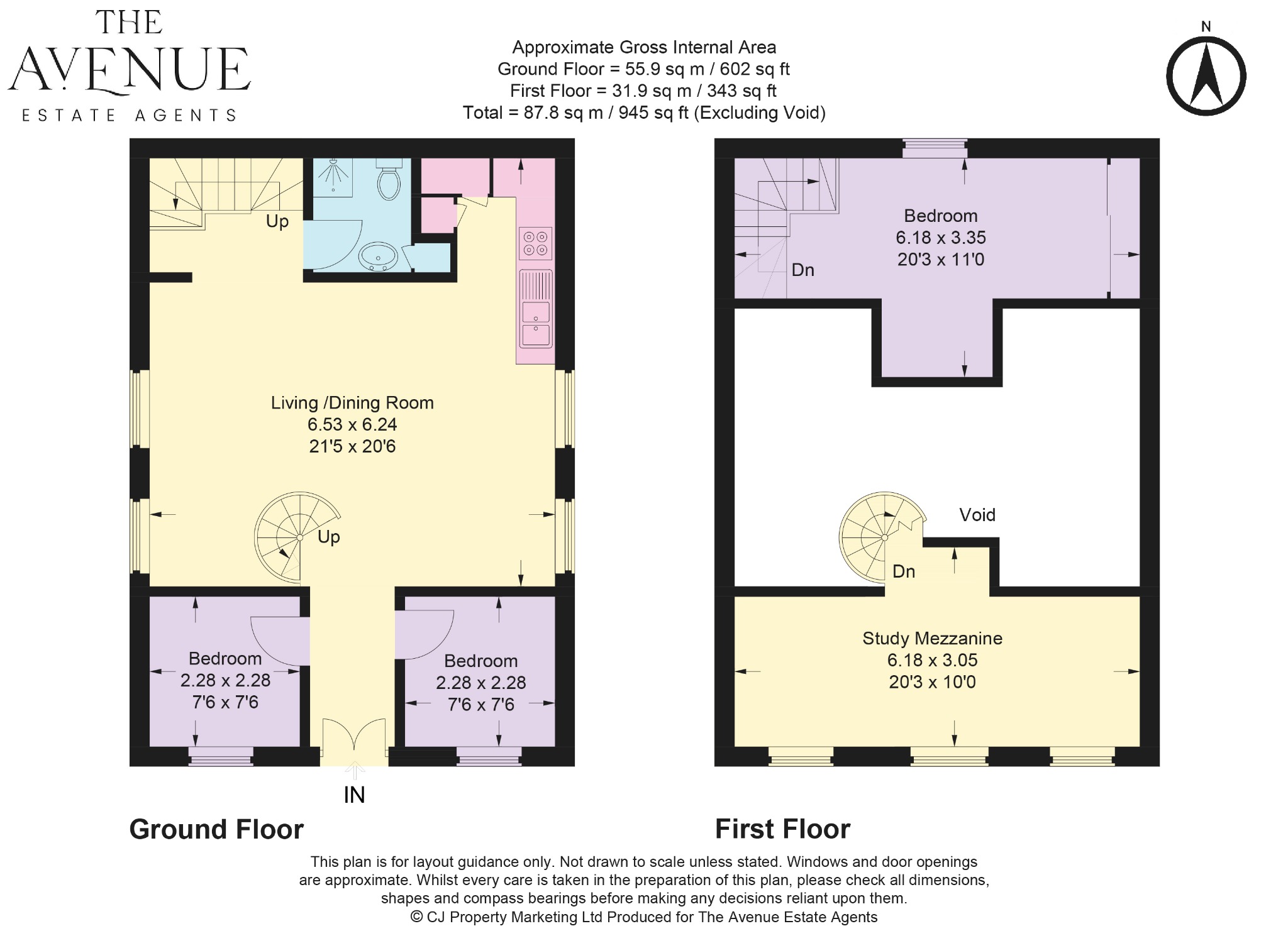 3 bed detached house for sale in The Green South, Warborough, OX10 - Property floorplan