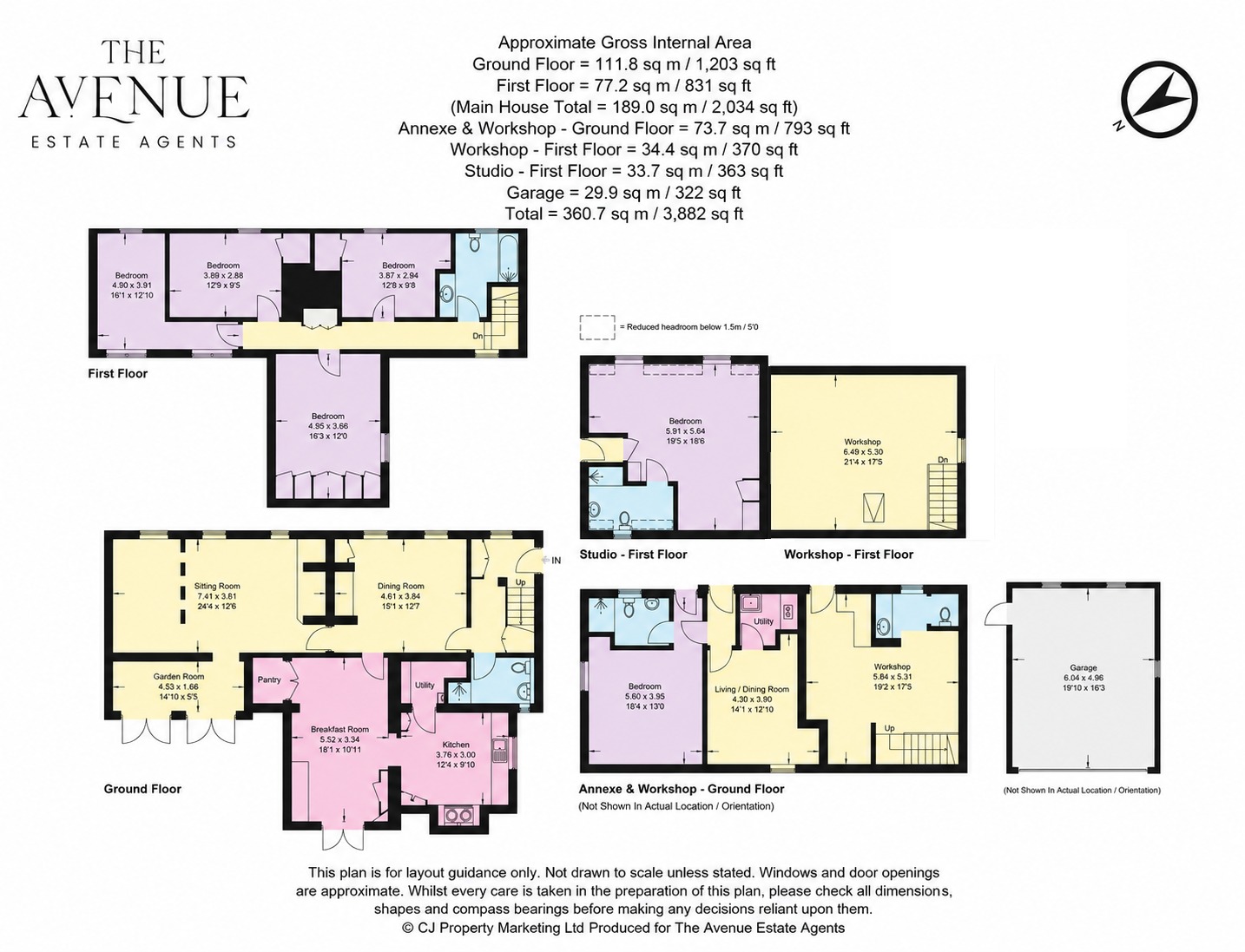 4 bed detached house for sale in Character Home in 0.5 Acre Gardens + Annexe - Nuneham Courtney, Oxfordshire - Property floorplan