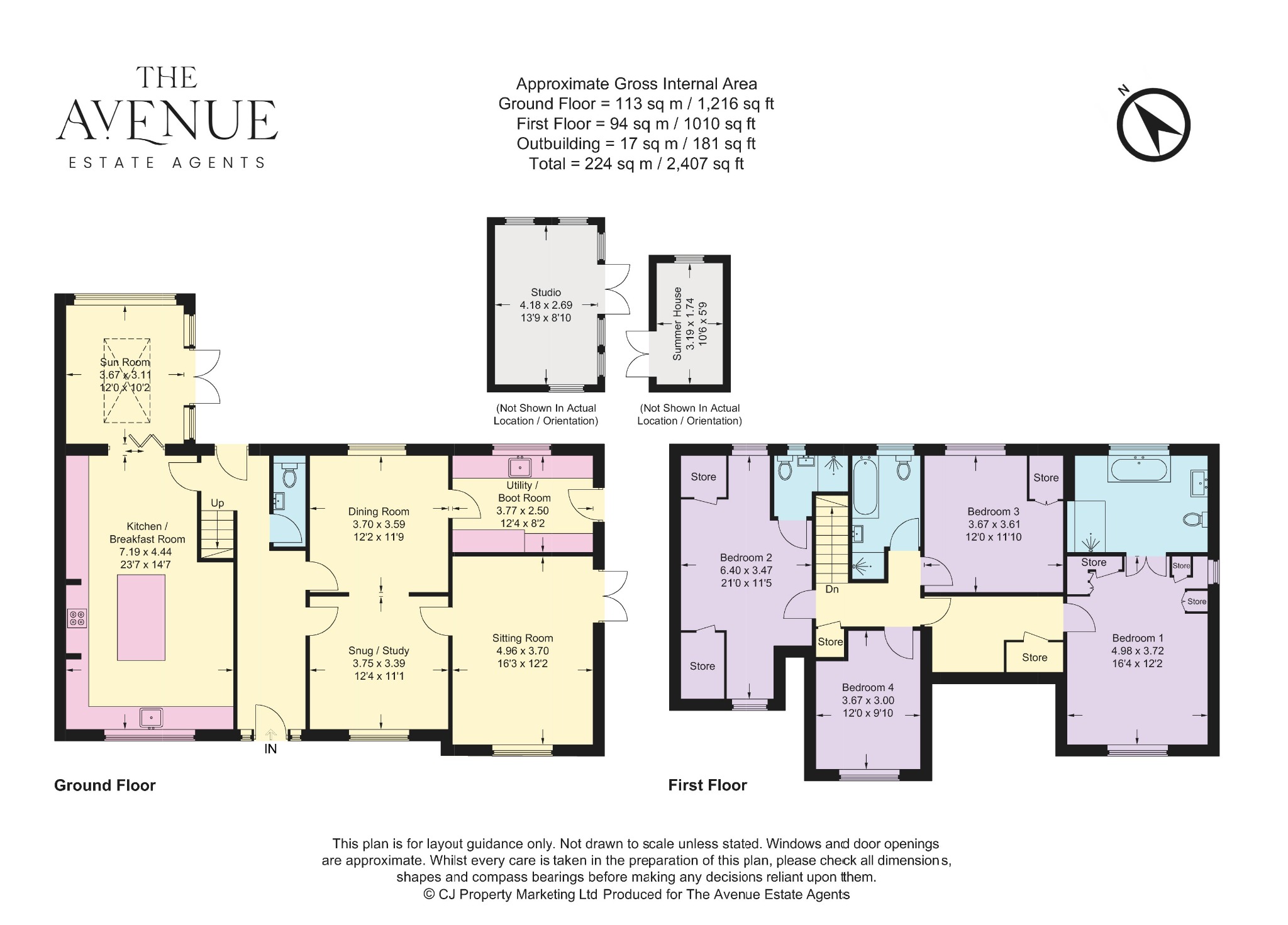 4 bed detached house for sale in A Beautiful Family Home in Oxfordshire - Property floorplan
