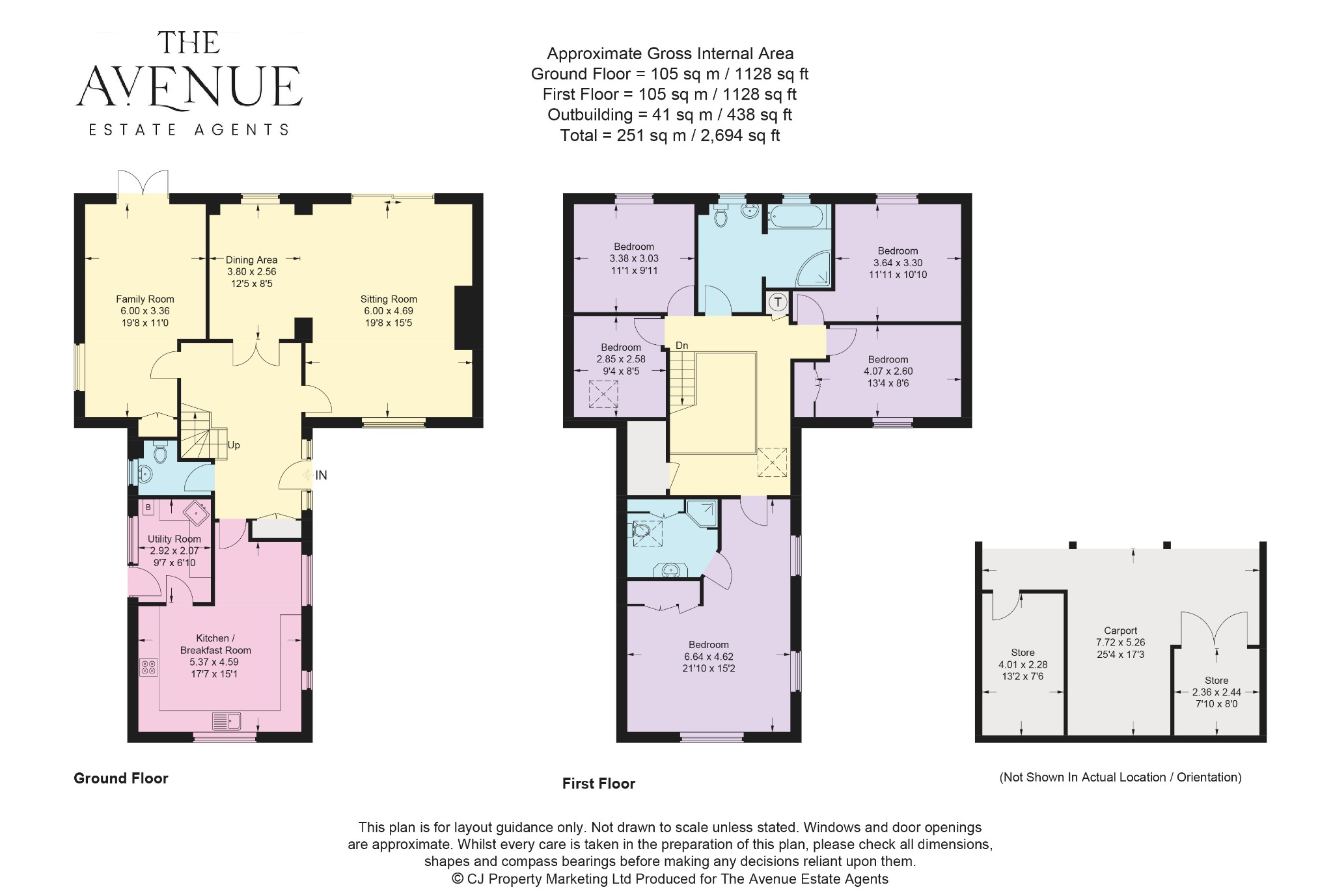 5 bed detached house for sale in Spacious Family Home - Berrick, Oxfordshire - Property floorplan