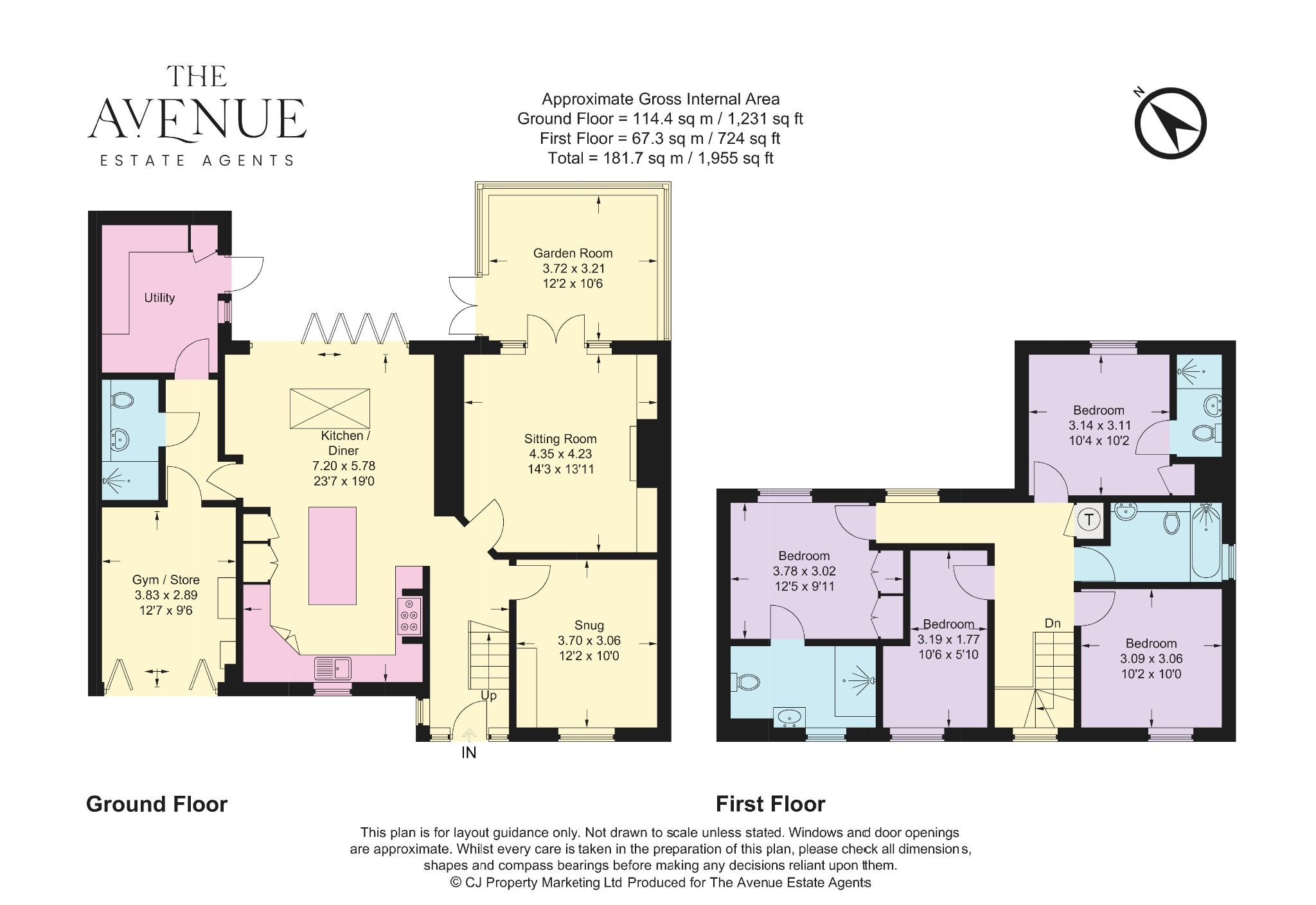 4 bed detached house for sale in Superb Family Home - Brightwell cum Sotwell, Oxfordshire - Property floorplan