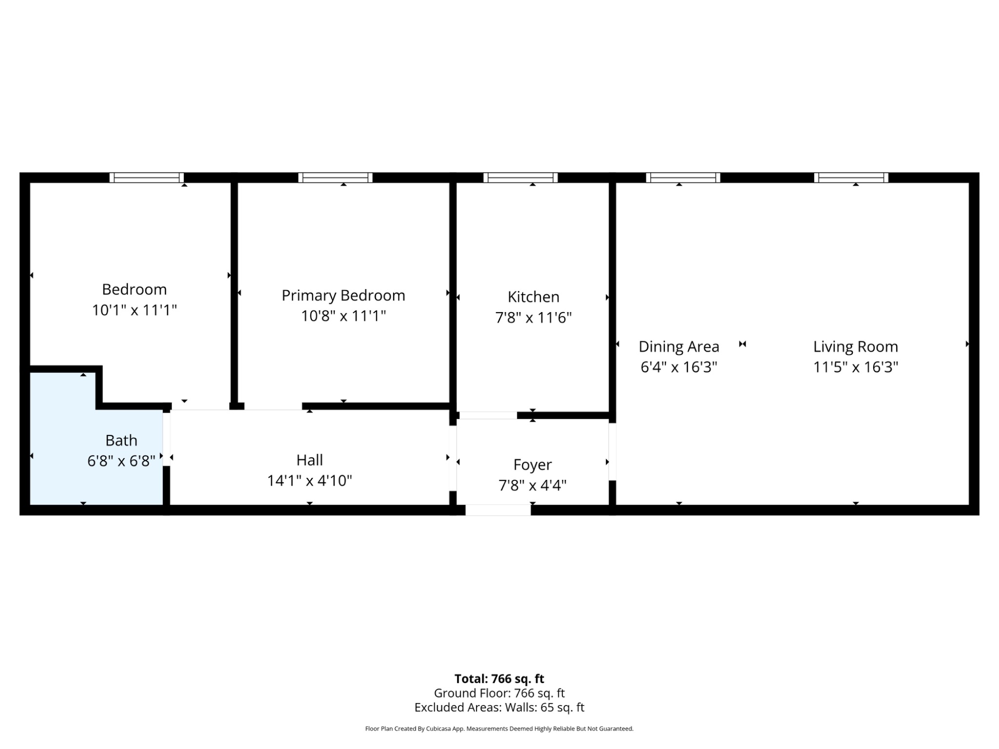 2 bed flat to rent in Woodfield House, 104 Bewdley Road, Kidderminster, Worcestershire, DY11 - Property floorplan