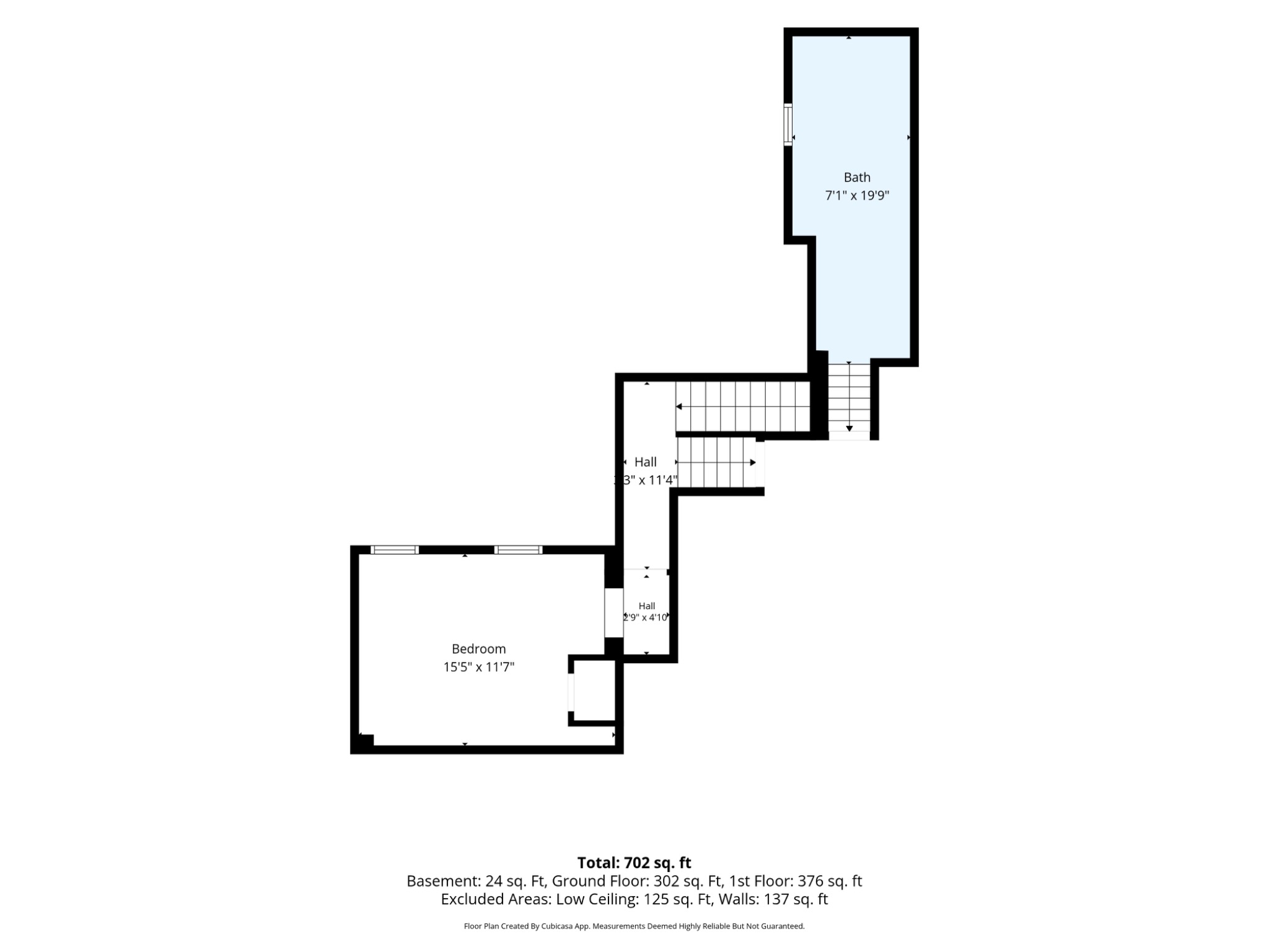 1 bed flat to rent in Warwick Hall Gardens, Bromsgrove, Worcestershire, B60 2DX - Property floorplan