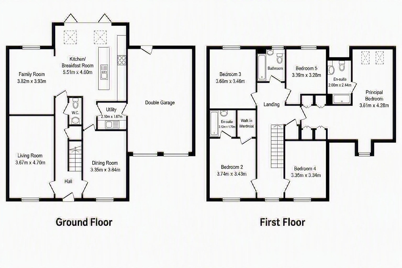 5 bed detached house for sale in Orchard Close, Ketton, PE9 3FQ - Property floorplan