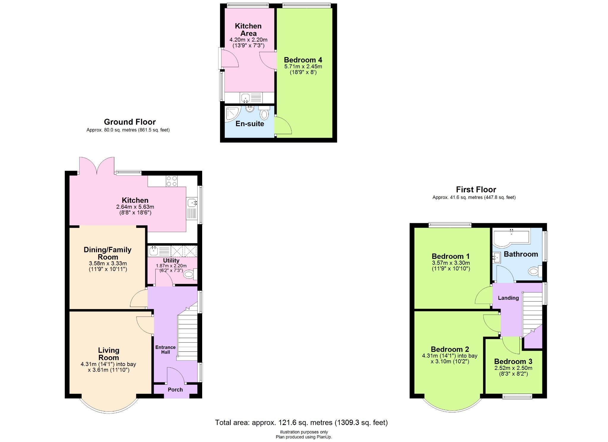 4 bed detached house for sale in Dordon Road, Polesworth, B78 - Property floorplan