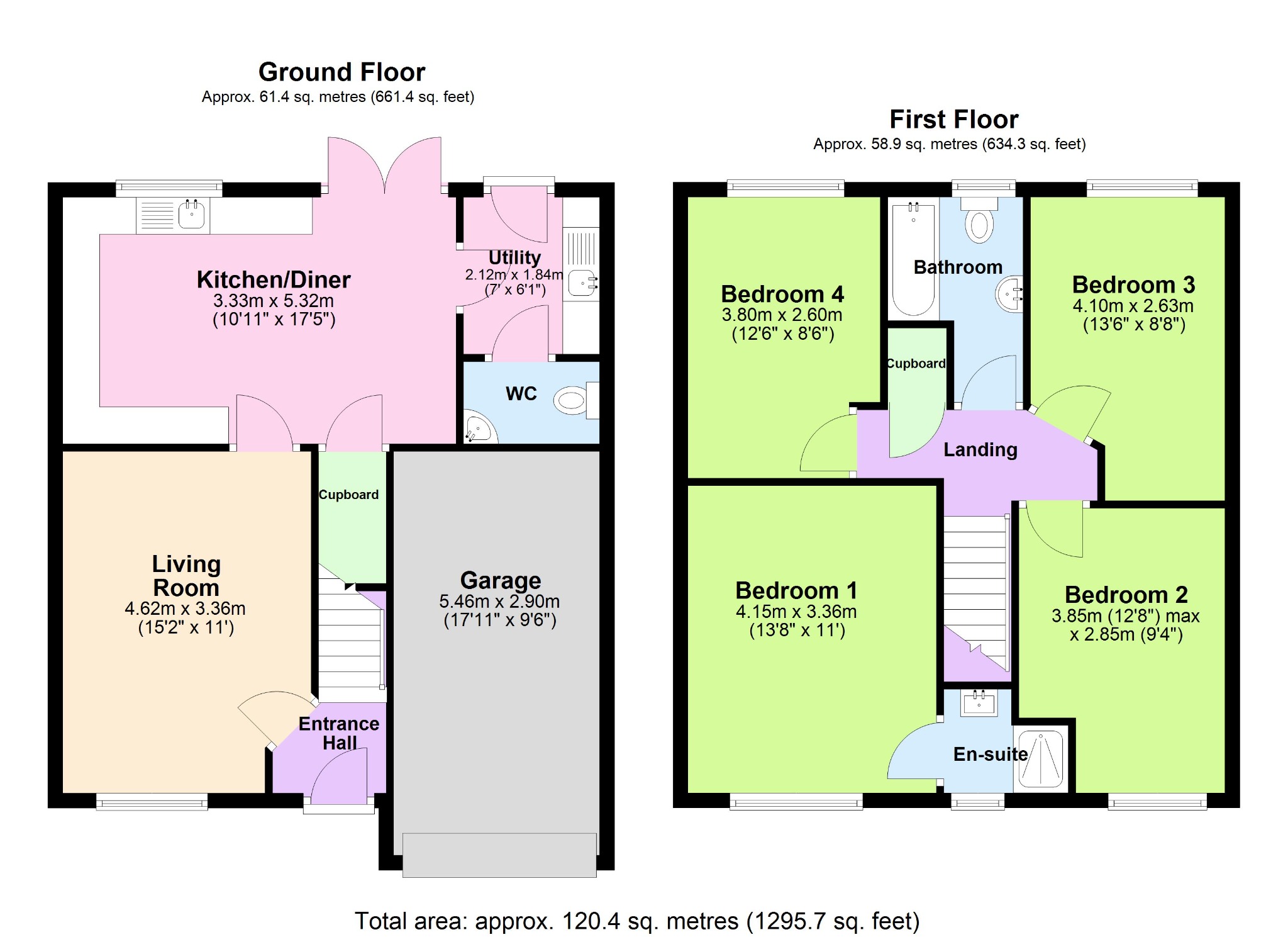 4 bed detached house for sale in Wensleydale, Wilnecote, B77 - Property floorplan